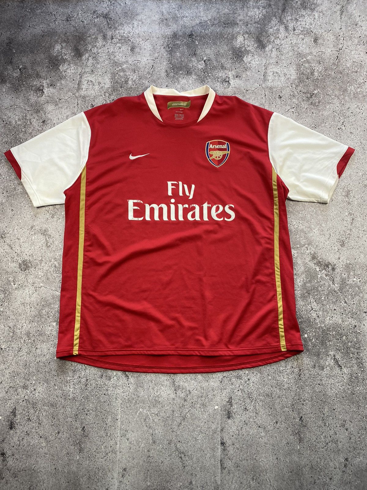 Nike × Vintage Vintage Y2K Arsenal 2007-2008 Home Soccer Jersey Football Size US XL / EU 56 / 4 - 1 Thumbnail