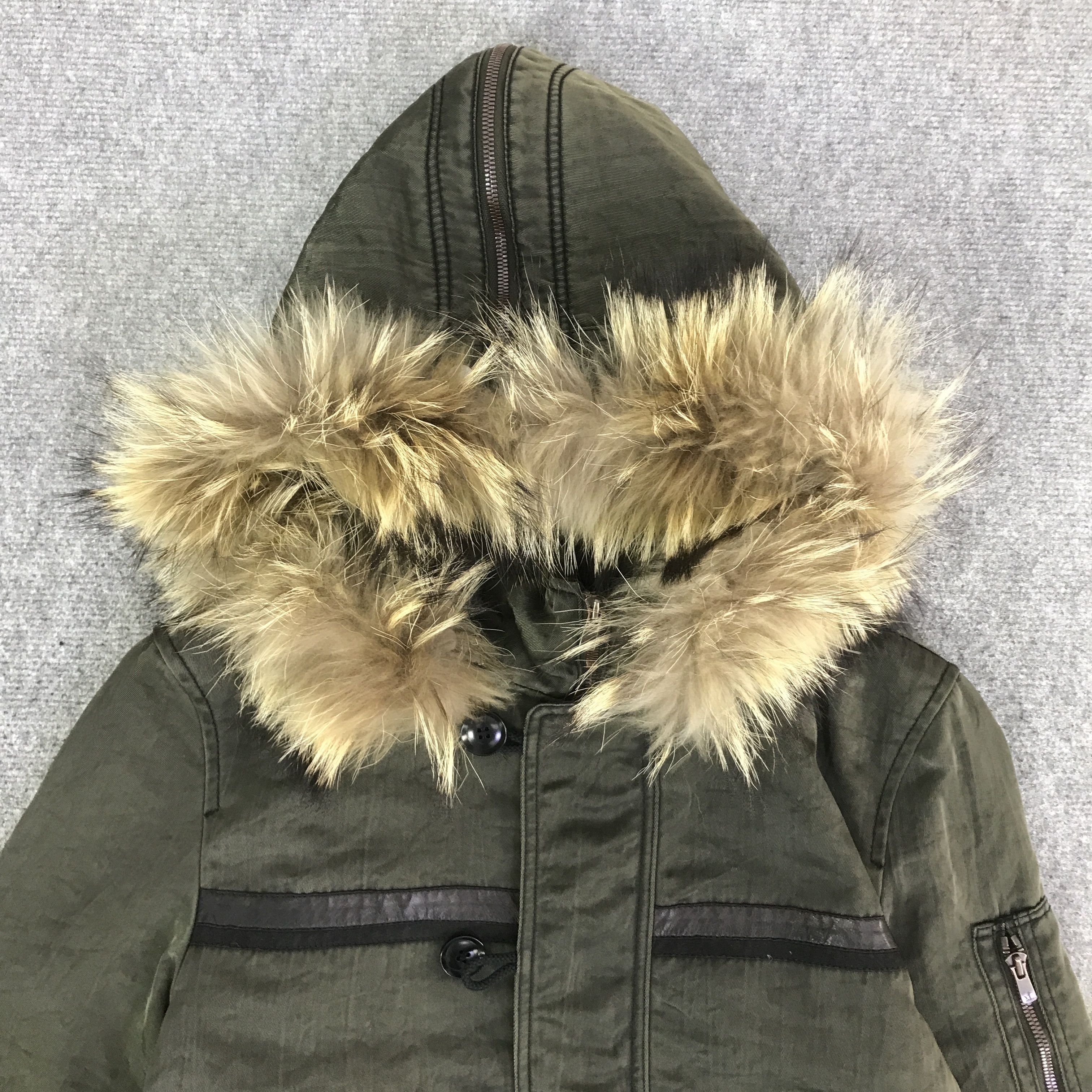 ABAHOUSE ABAHOUSE EXCELLED FUR HOODIE BOMBER JACKET K124B14 Size US M / EU 48-50 / 2 - 2 Thumbnail