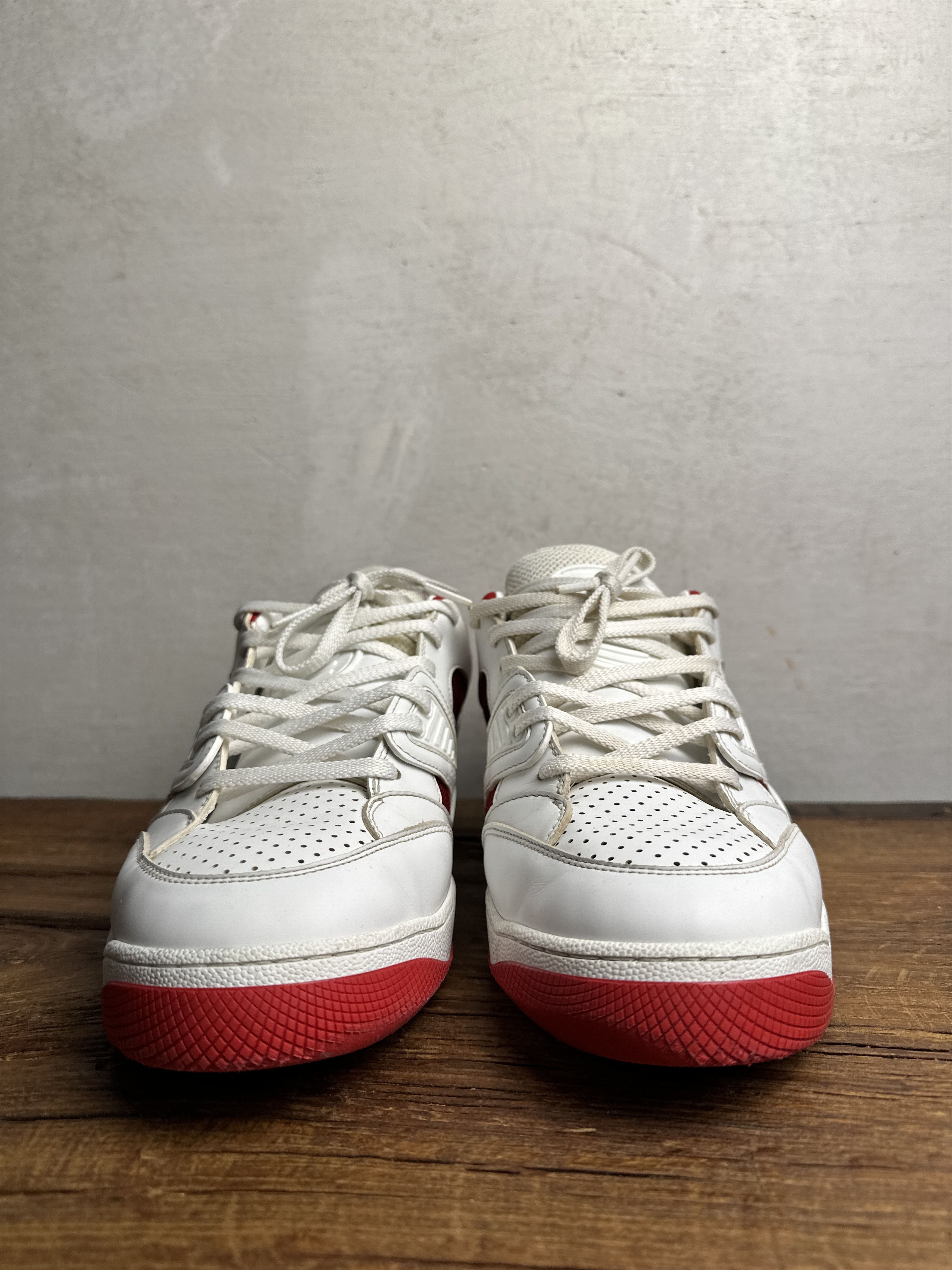 Gucci Gucci Basket Low White Demetra Red Sneakers Size US 10 / EU 43 - 7 Thumbnail