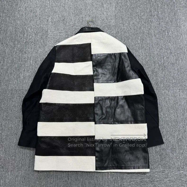 Rick Owens Rick Owens Black and white color-block lined down jacket Size US M / EU 48-50 / 2 - 6 Thumbnail