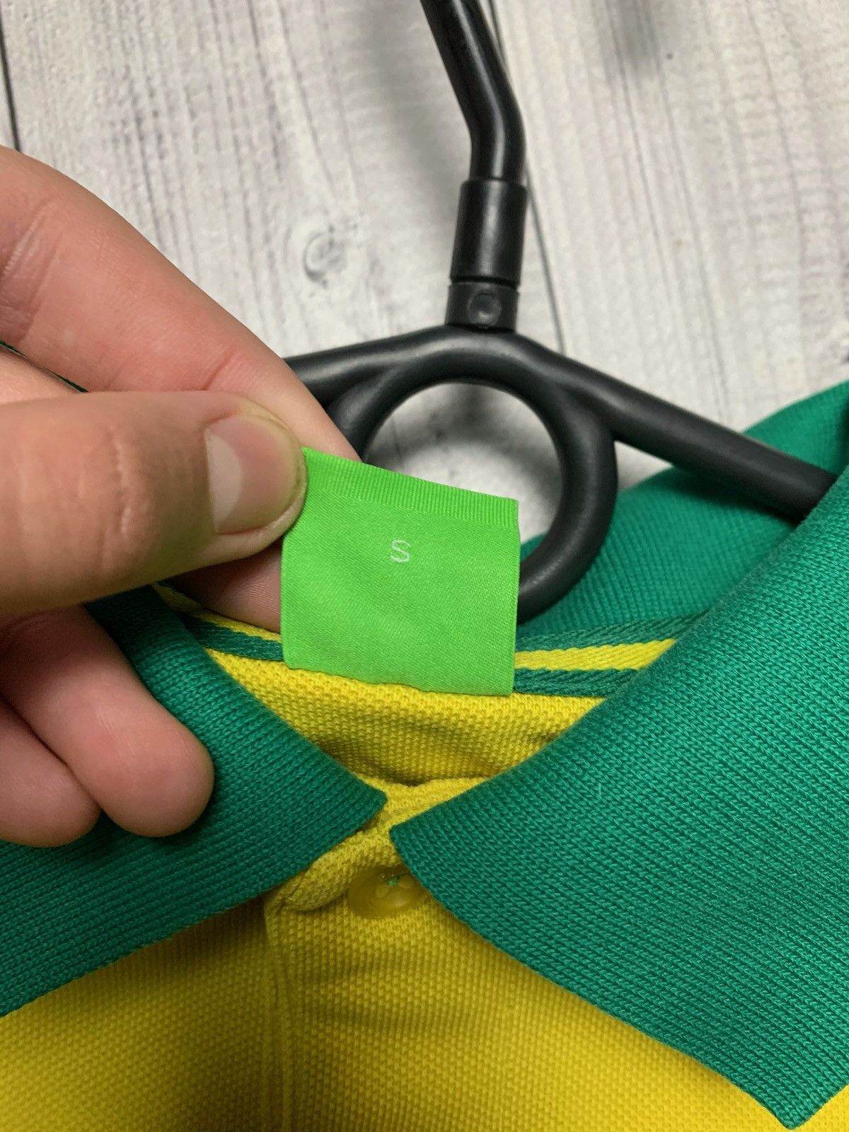 Hugo Boss × Vintage Vintage polo Brazil Hugo Boss rare yellow size S logo Size US S / EU 44-46 / 1 - 4 Thumbnail
