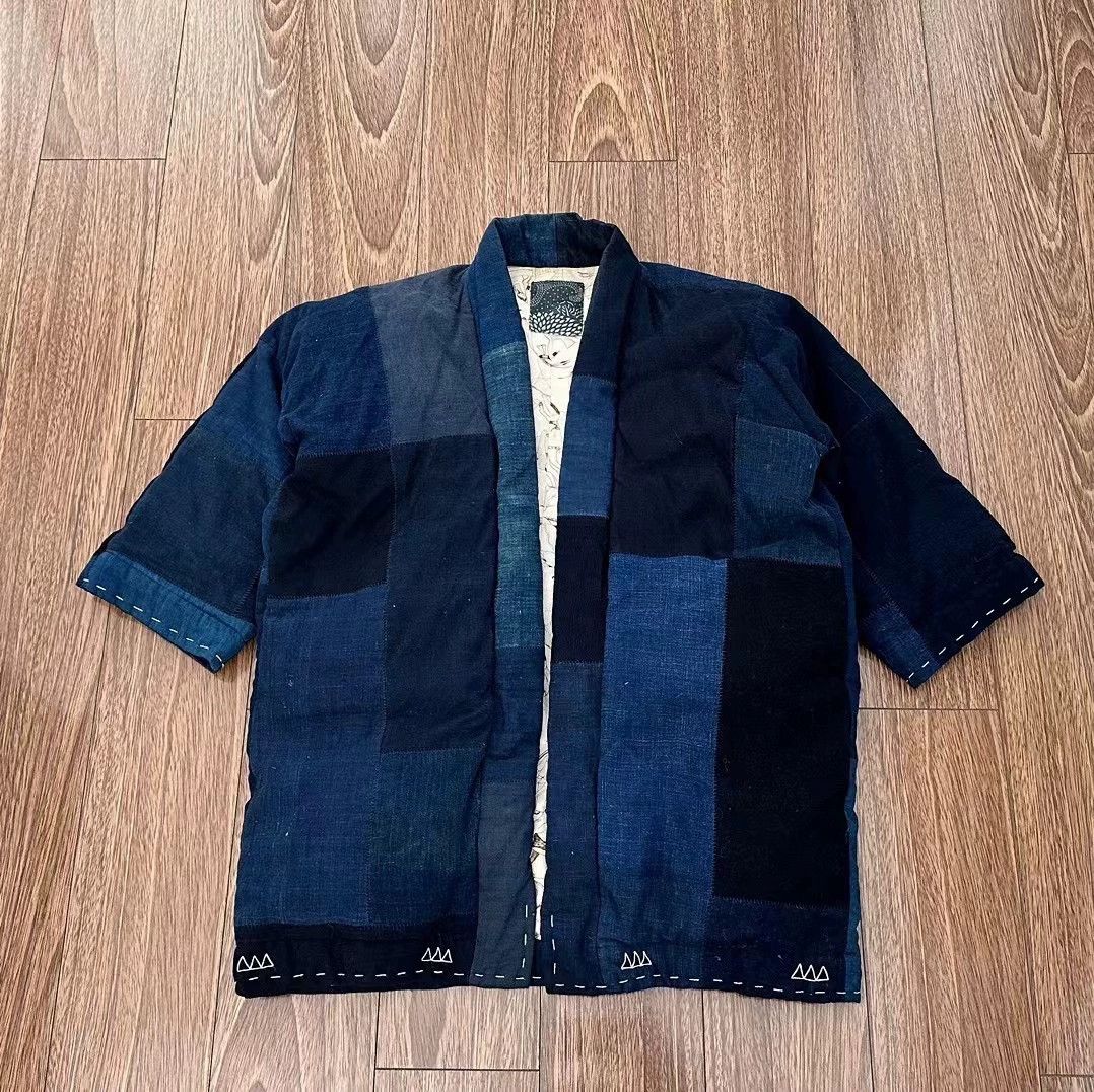 Visvim VISVIM ICT SANJURO KIMONO DOWN KOFU INDIGO | Grailed