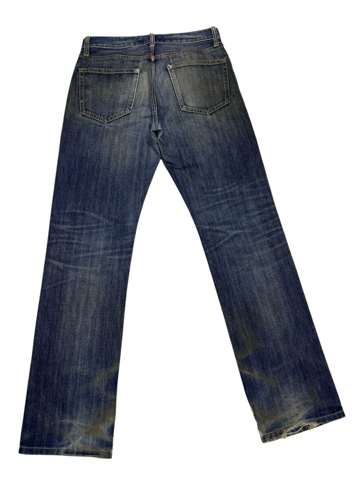 Undercover × Uniqlo Vintage Uniqlo Japan Mud Wash Distressed Denim Jeans Size US 31 - 3 Thumbnail