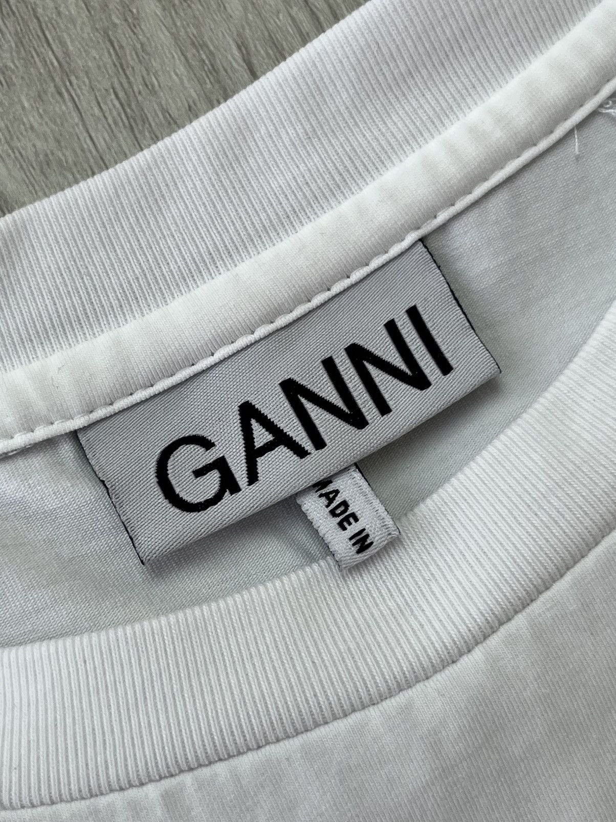 Designer Ganni T-Shirt Cat Size US L / EU 52-54 / 3 - 5 Thumbnail