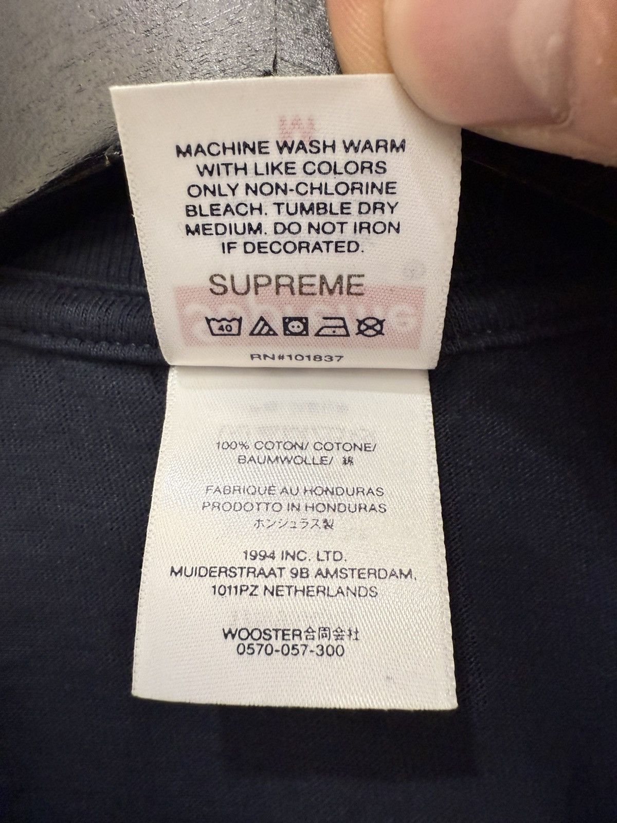 Supreme Supreme Navy Fantasy Shirt Size US M / EU 48-50 / 2 - 8 Thumbnail