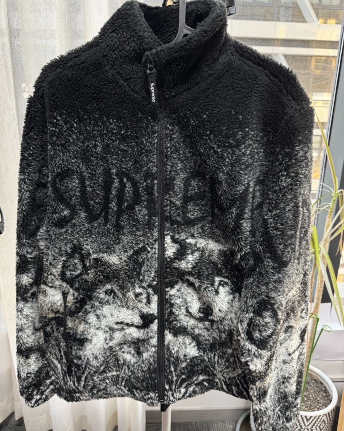 Supreme Supreme wolf fleece jacket black Size US S / EU 44-46 / 1 - 1 Thumbnail