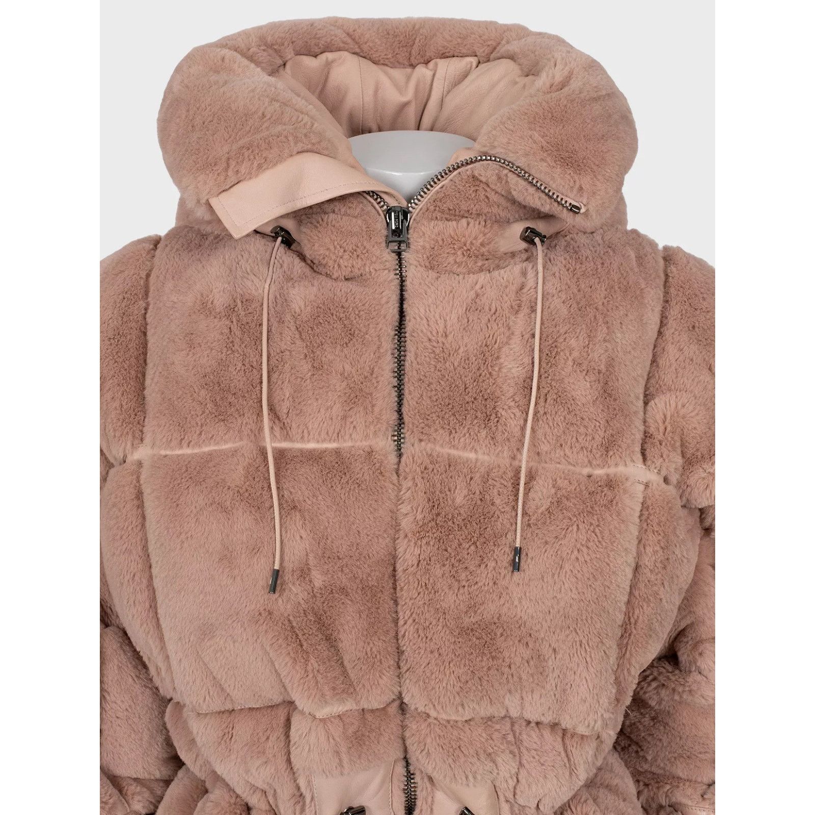 Tom Ford Tom Ford Pink Faux Fur Oversized Puffer Coat Sz. M Size M / US 6-8 / IT 42-44 - 4 Thumbnail