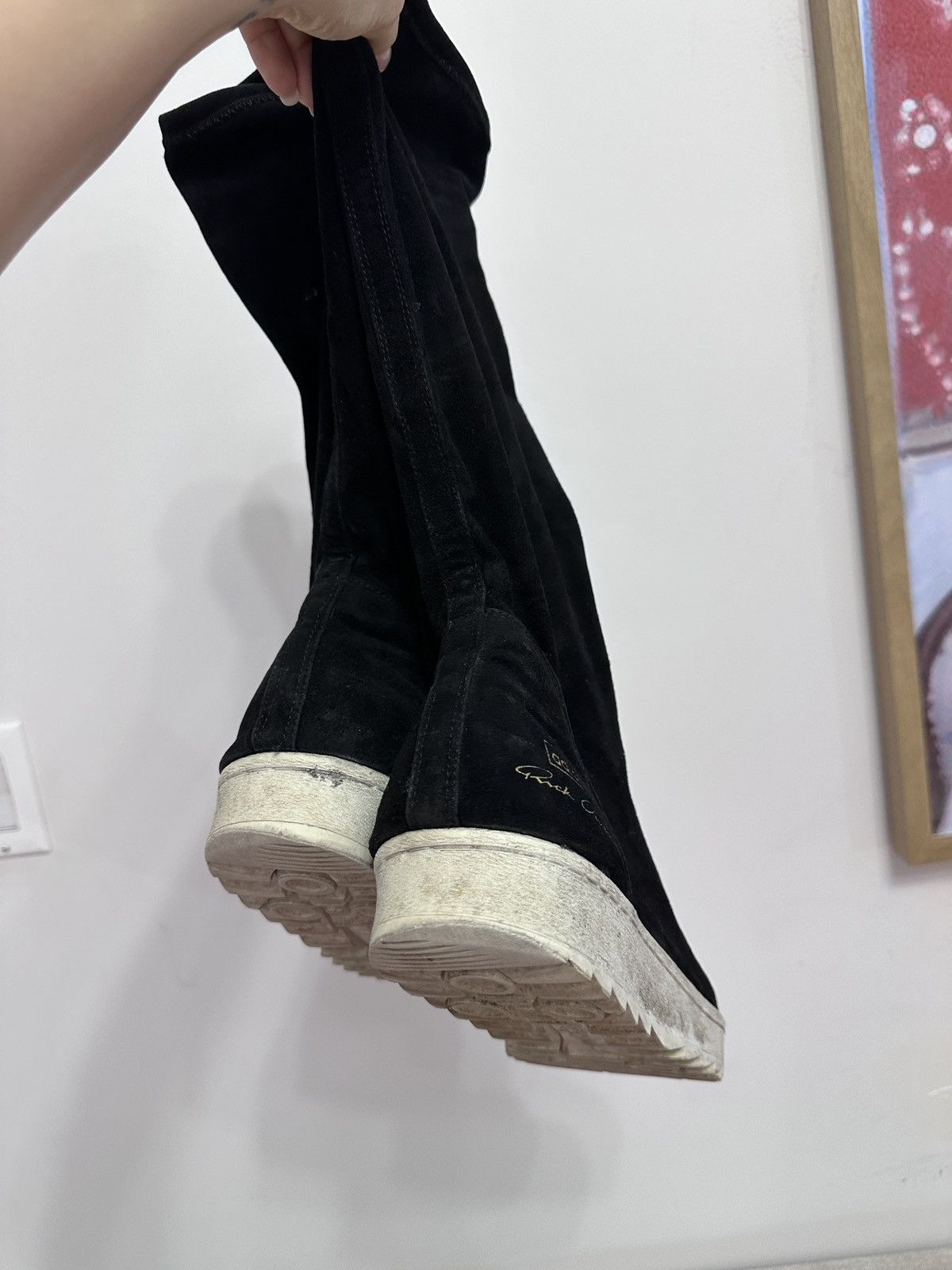 Rick Owens Rick Owens X adidas ripple socks Size US 11 / EU 44 - 11 Thumbnail