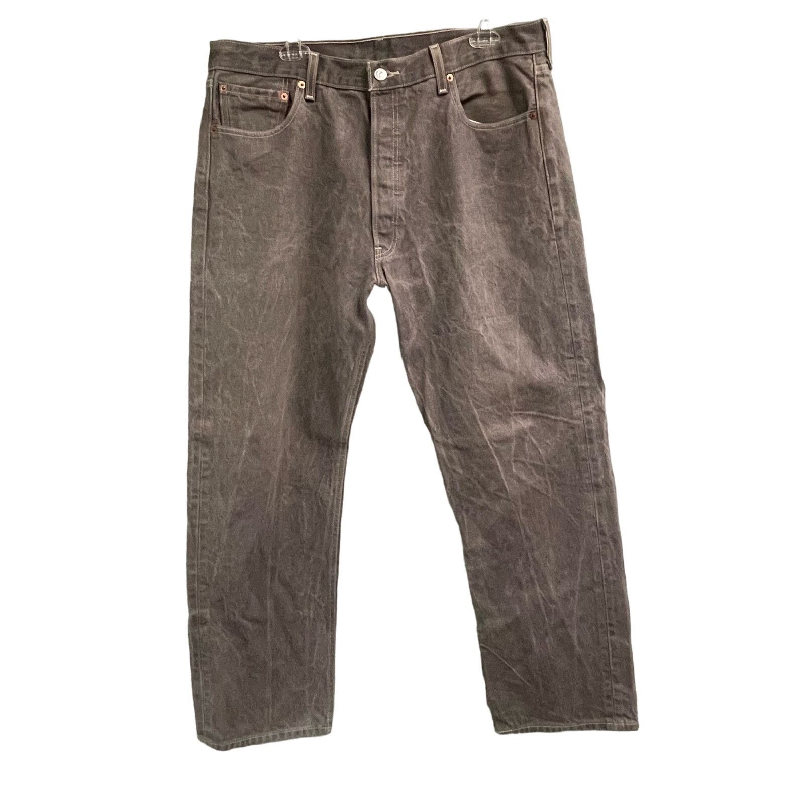 Levi's Levis 501 Gray Stone Washed Button Fly Jeans Size 38x32 Men Size US 38 / EU 54 - 1 Thumbnail
