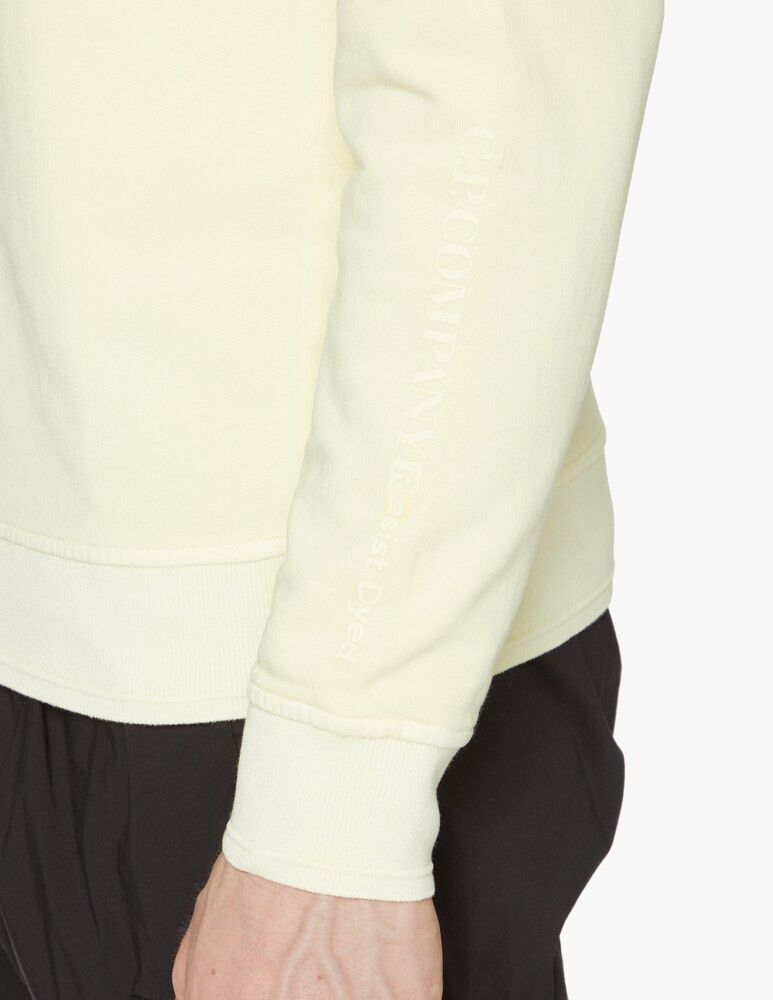C.P. Company o1y1224 Crewneck Sweatshirt in Light Yellow Size US XS / EU 42 / 0 - 3 Thumbnail