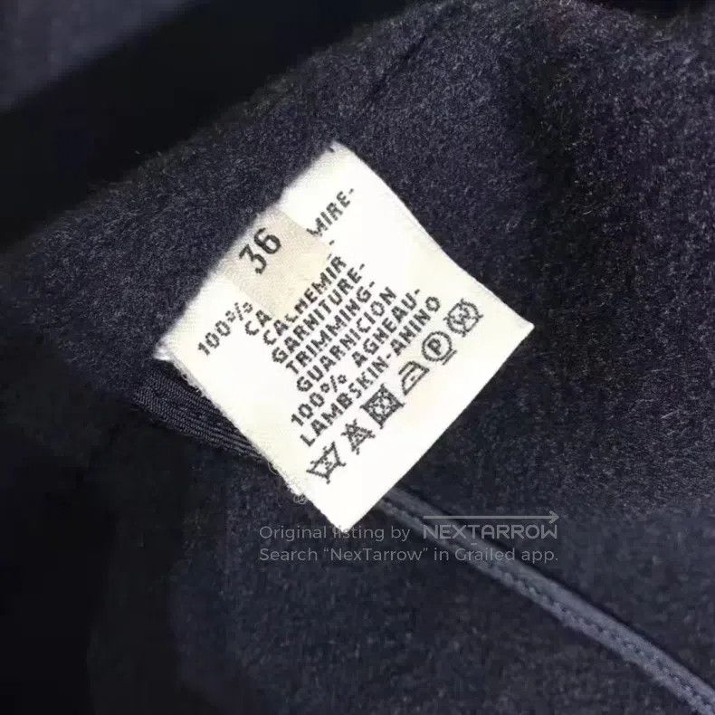 Hermes Hermes Short ladies cashmere coat, burgundy Size M / US 6-8 / IT 42-44 - 5 Thumbnail