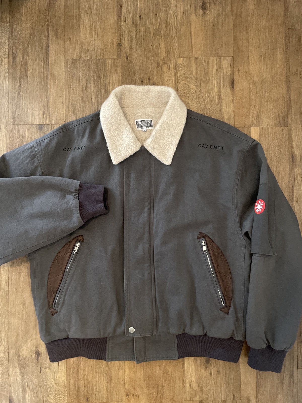 Cav Empt C.E Cav Empt Wool Boa Inner Zip Jacket | Grailed