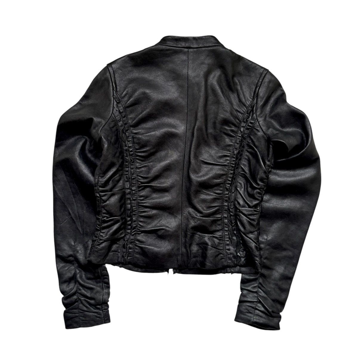 Japanese Brand 90s Ifsixwasnine Leather Jacket Debbie Shuchat Size M / US 6-8 / IT 42-44 - 2 Thumbnail