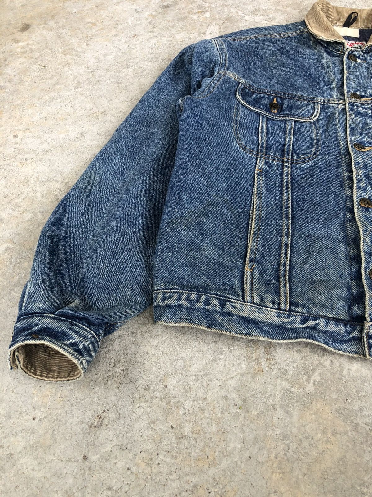 Lee Vintage Lee Storm Rider Blanket Lined Denim Jacket Baggy Size US L / EU 52-54 / 3 - 14 Thumbnail