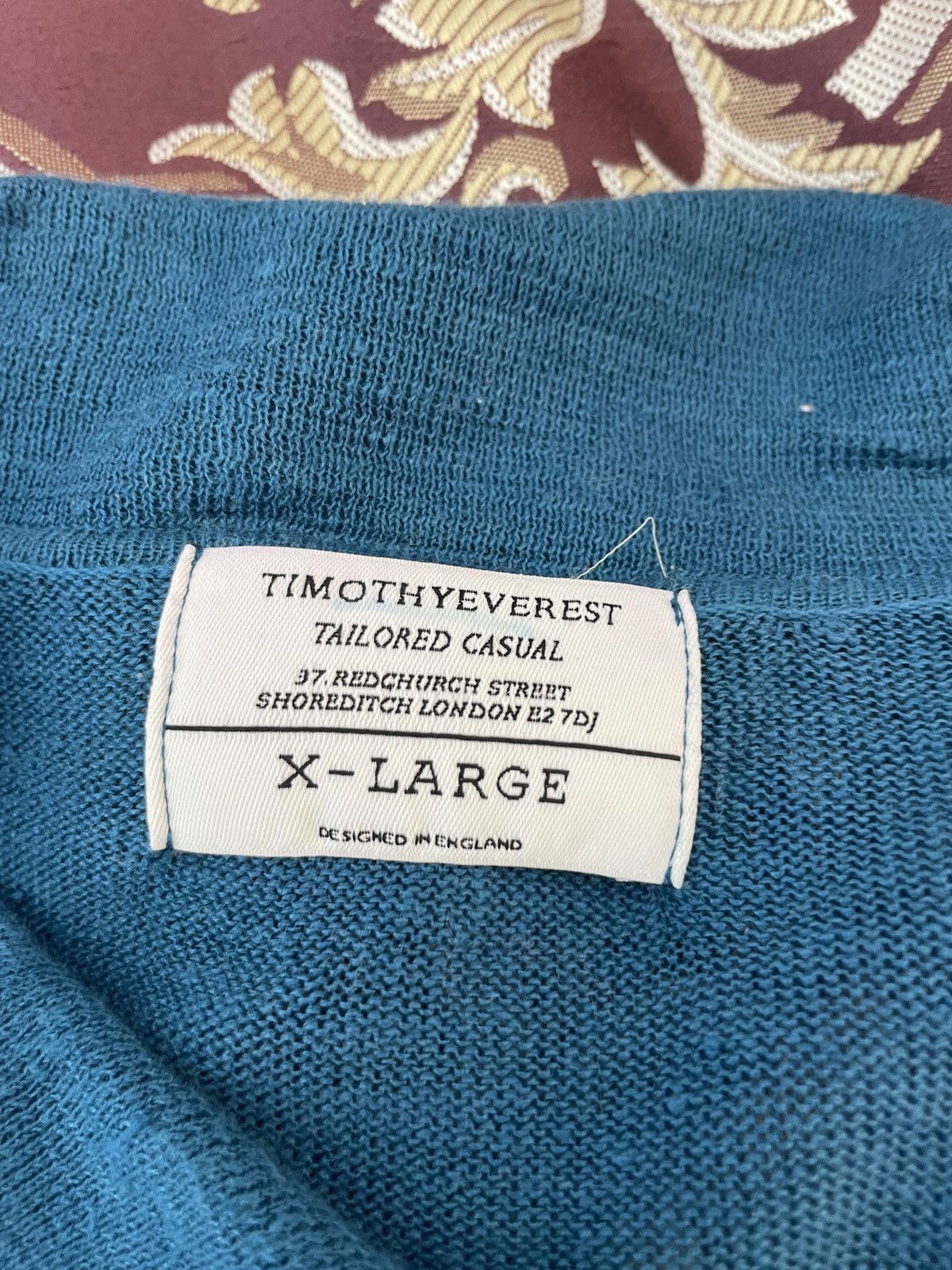 Timothy Everest Linen 3 Button Polo Knit Size US XL / EU 56 / 4 - 7 Thumbnail