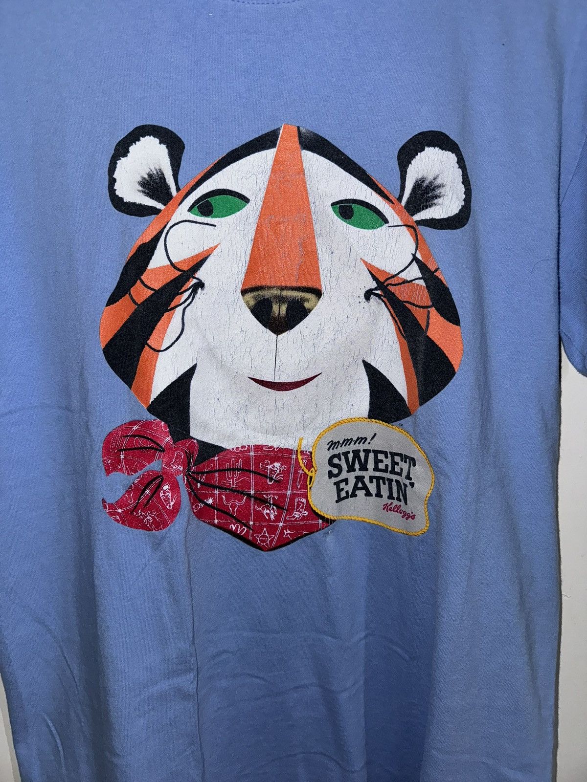 Gildan × Vintage Tony The Tiger Sweet Eeatin' Kelloggs Cereal Y2K Tee Size US M / EU 48-50 / 2 - 3 Thumbnail