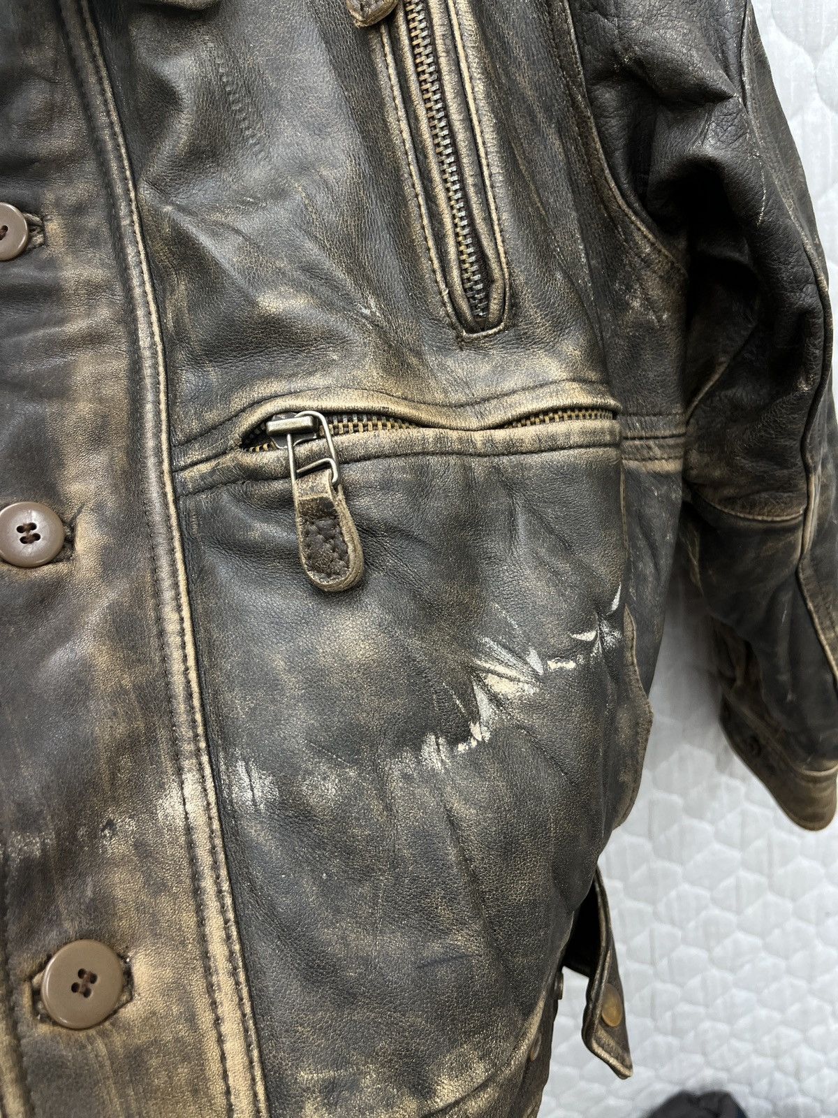 Vintage 🔥🔥🔥STEALS CAPTAIN CHARLES LINDBERG TRIUMPH LEATHER JACKET Size US M / EU 48-50 / 2 - 7 Thumbnail