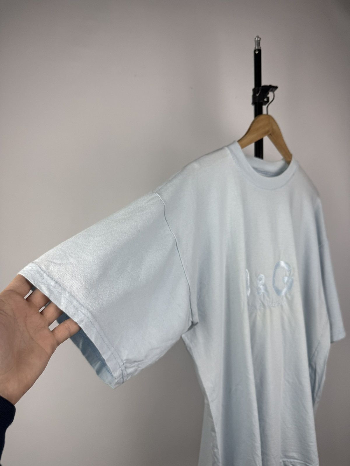 Dolce & Gabbana × Vintage Dolce Gabbana Faded Distressed T-shirt oversized Big Logo Size US L / EU 52-54 / 3 - 2 Thumbnail