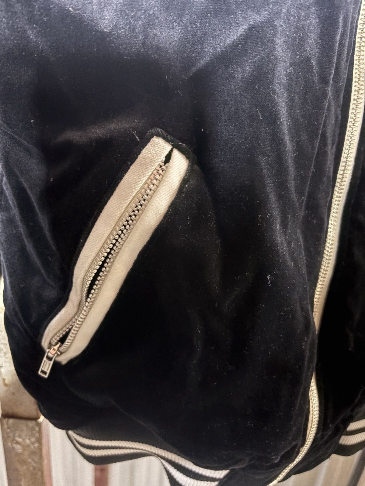 Other Lifeline black and white bomber jacket with rose embroidery Size S / US 4 / IT 40 - 5 Thumbnail