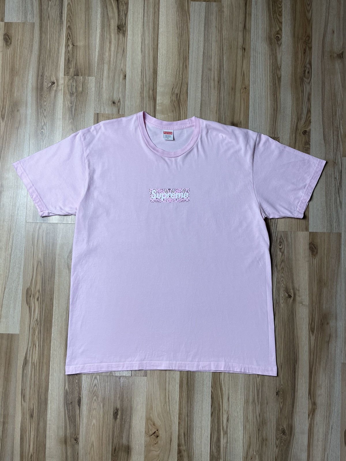 Supreme 2005 Supreme Pink Box logo Boxlogo Bogo tee | Grailed