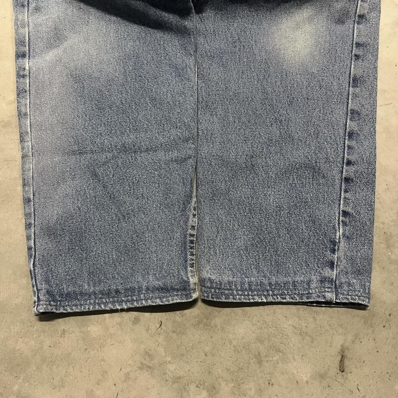 Vintage Crazy Vintage Y2K/2000s Baggy Skater Essential Workwear Medium Wash Blue Denim Jeans! Size US 36 / EU 52 - 5 Thumbnail