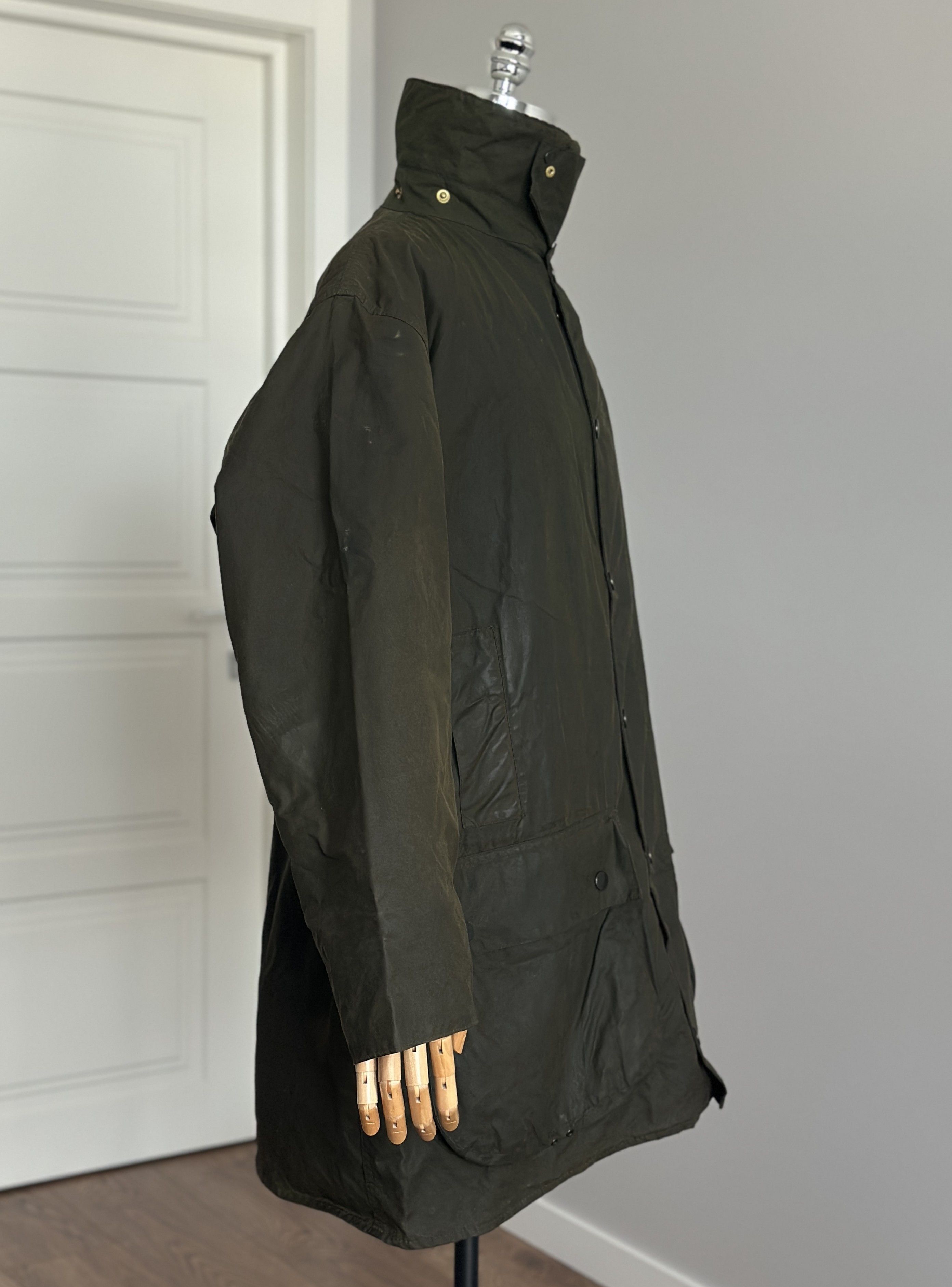 Barbour BARBOUR A200 Border Wax Jacket C46 / 117CM England Vintage Size US XXL / EU 58 / 5 - 9 Thumbnail