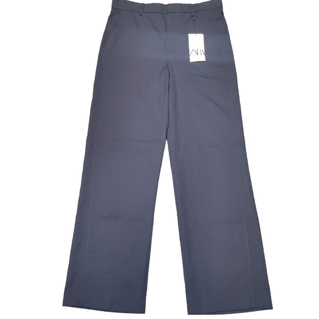 Zara Zara Straight Leg Wool-Blend Dress Pants Men's. Waist 33 Size US 33 - 4 Thumbnail