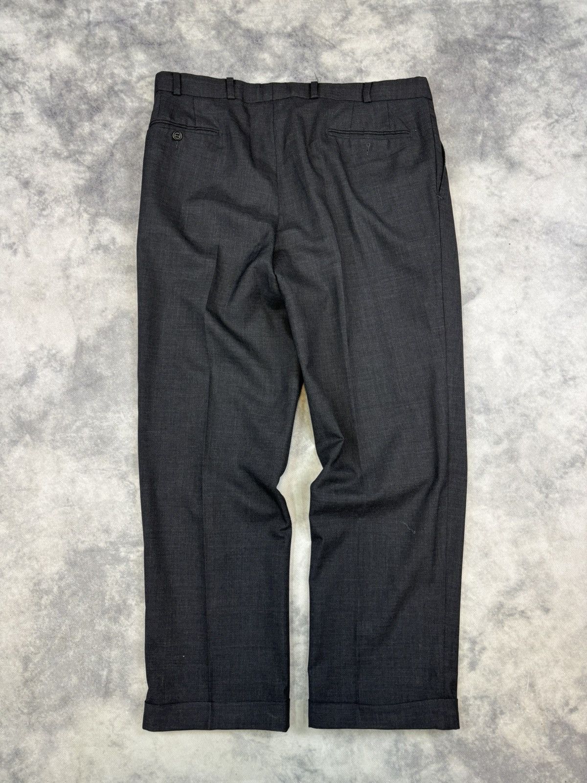Other Vintage Burberry Wide Formal Suit Pants Pocket Old Money Size US 34 / EU 50 - 5 Thumbnail