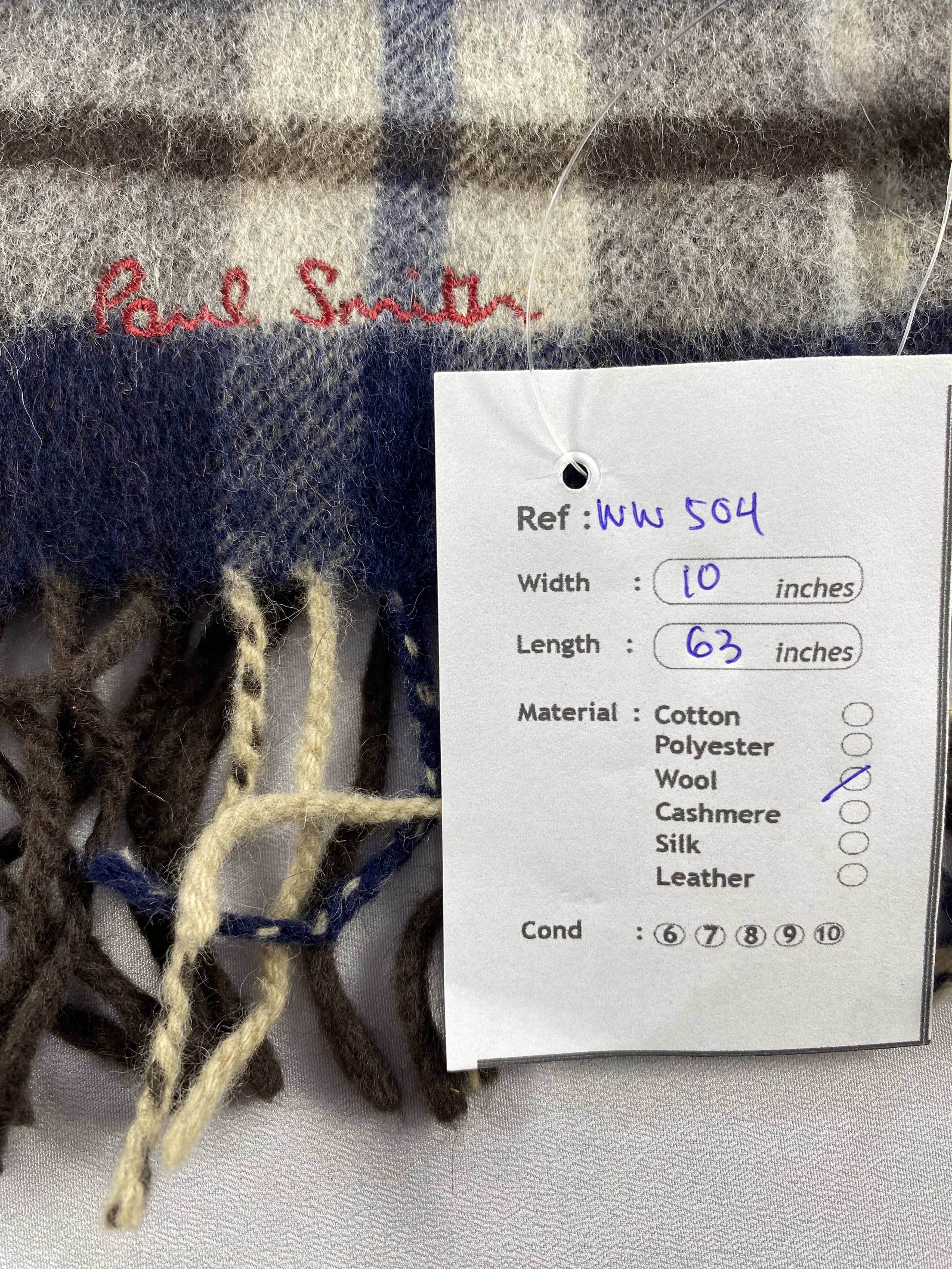Paul Smith × Vintage Paul Smith Scarf / Muffler / Neckwear Size ONE SIZE - 7 Thumbnail