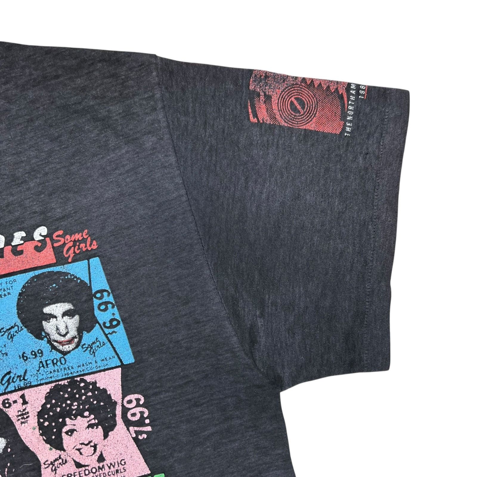 Band Tees × The Rolling Stones × Vintage 1980s The Rolling Stones Some Girls threadbare faded tee Size US L / EU 52-54 / 3 - 5 Thumbnail