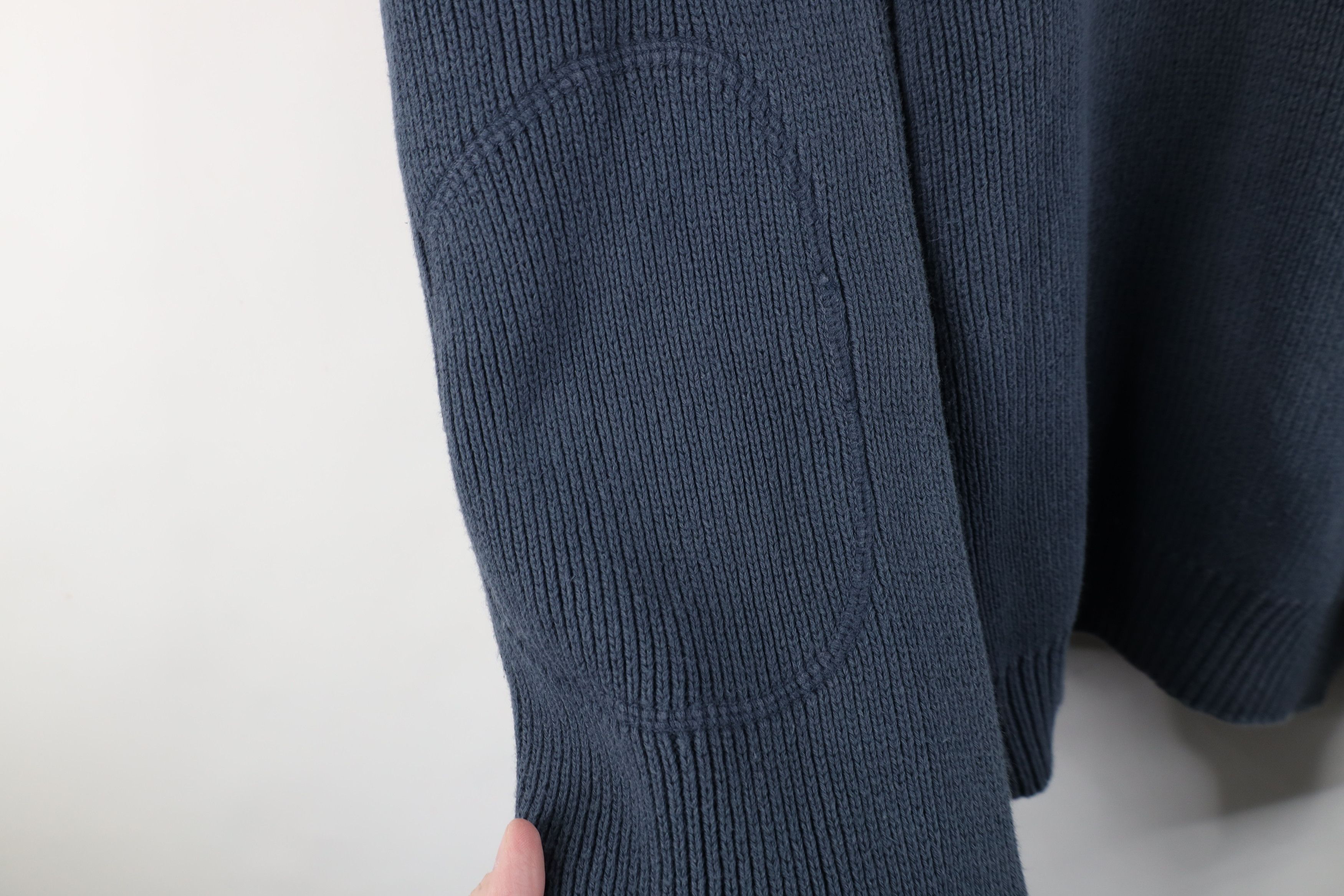 Vintage Vintage Streetwear Heavyweight Ribbed Knit Henley Sweater Size US L / EU 52-54 / 3 - 5 Thumbnail