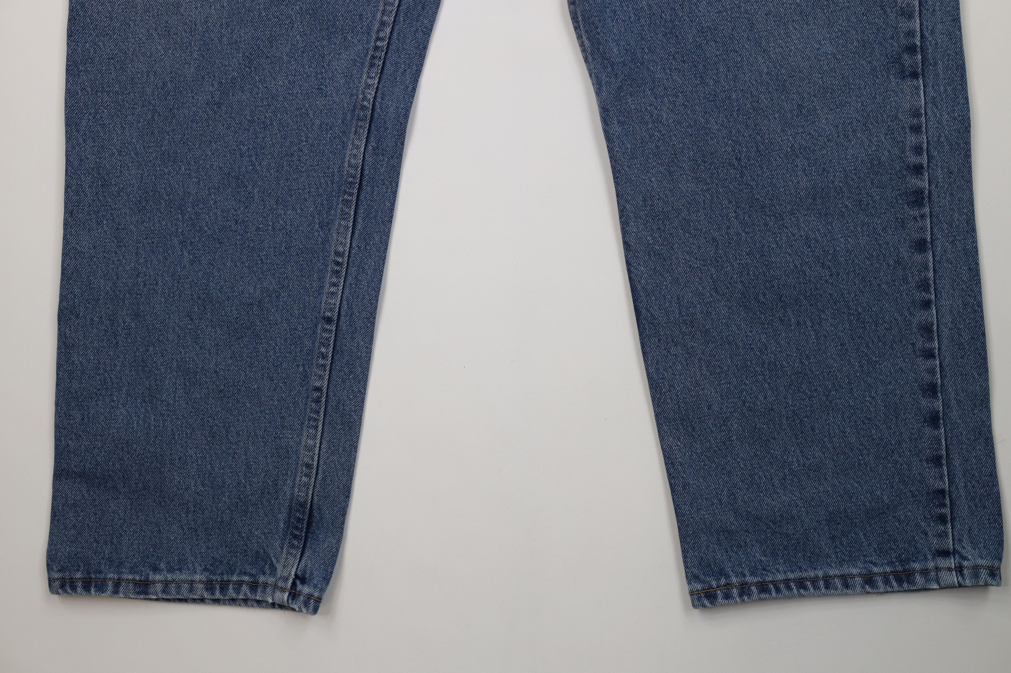 Wrangler Vintage Y2K Wrangler Wide Leg Denim Jeans Blue Cotton Size US 40 / EU 56 - 4 Thumbnail