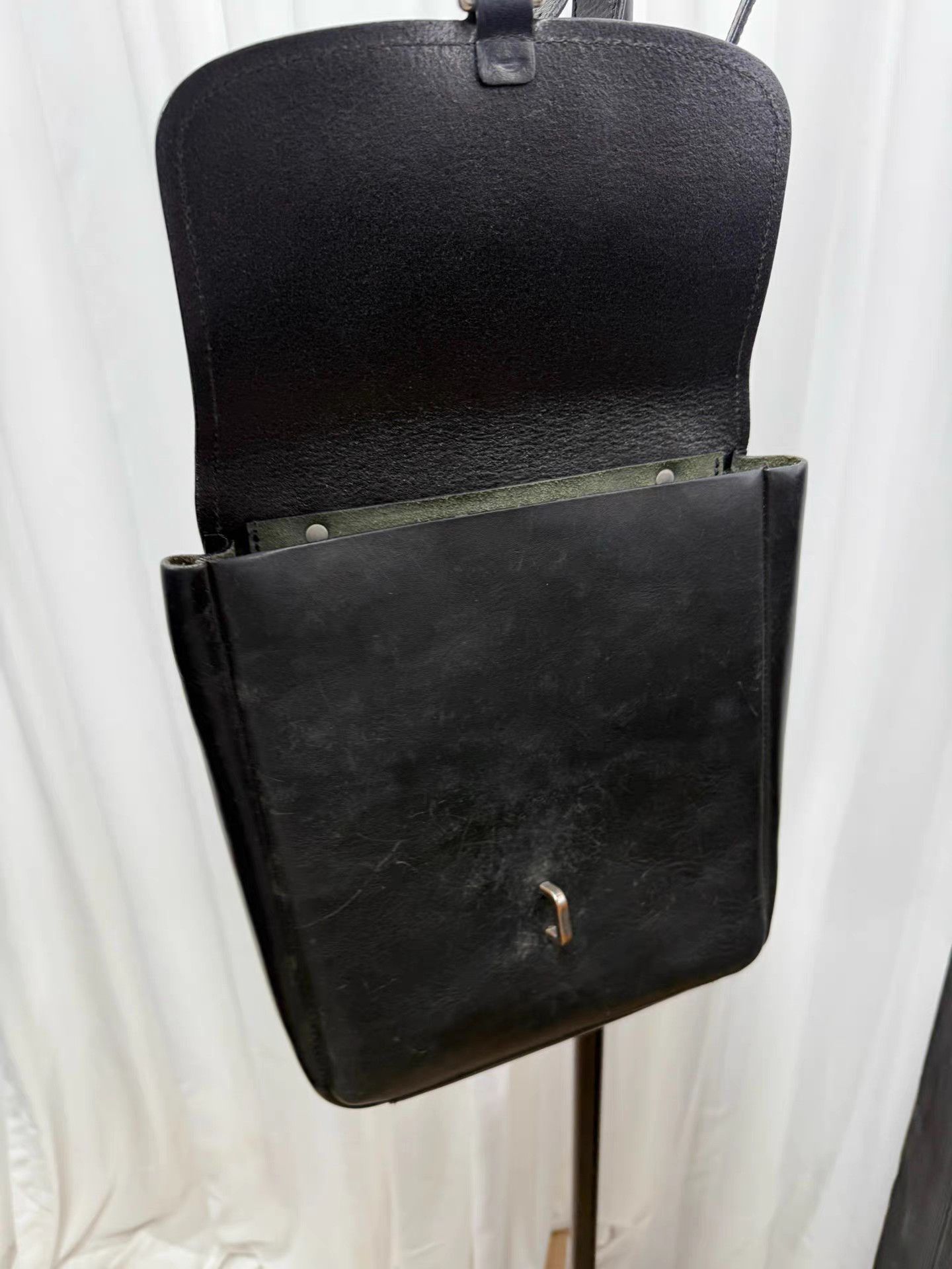 Maison Margiela Maison Margiela Square Thick Leather Shoulder Bag K20 Size ONE SIZE - 6 Thumbnail
