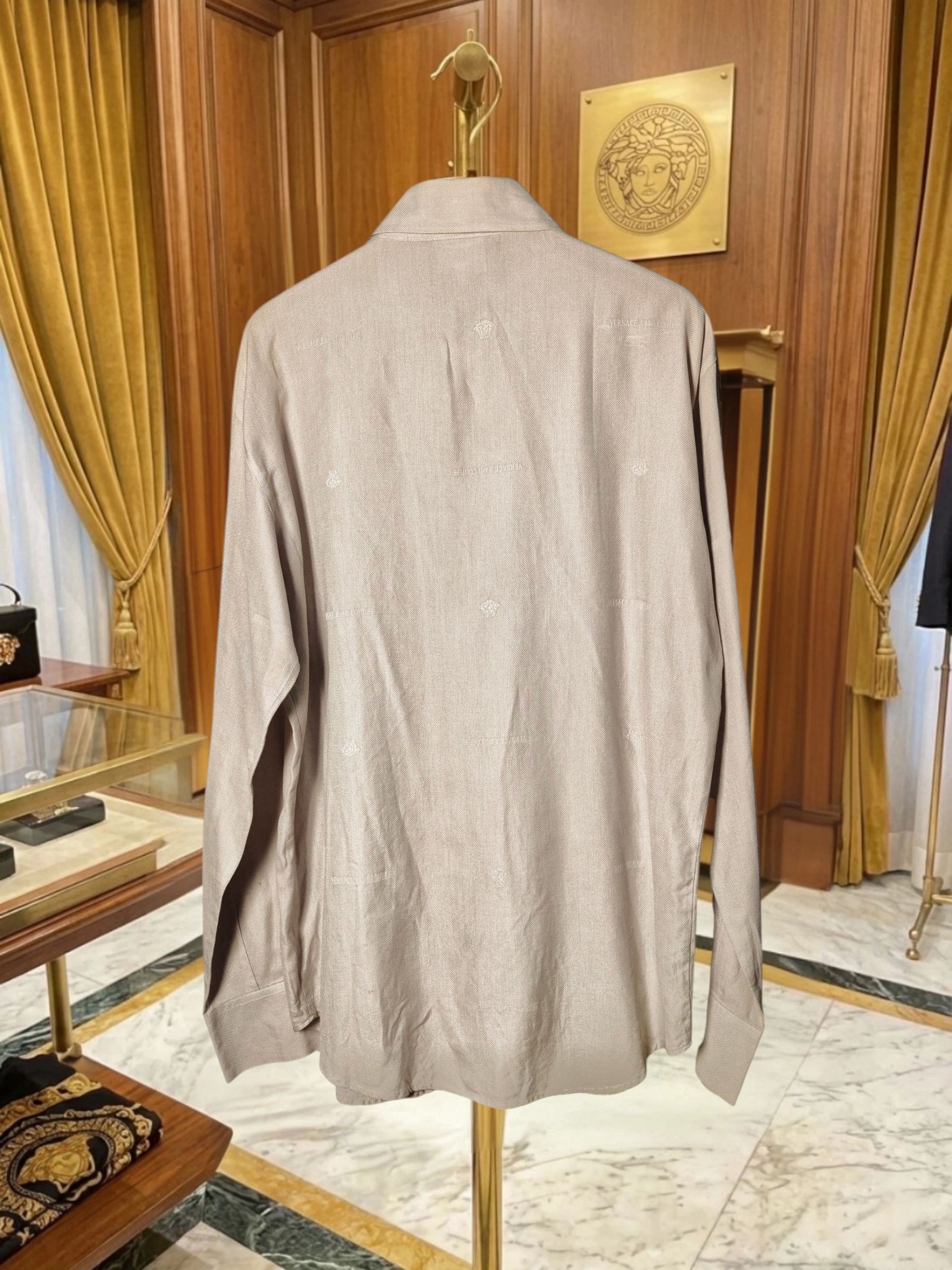 Versace Jeans Couture Versace Jeans Couture Y2k Shirt AoP Monochrome Long sleeves Size US L / EU 52-54 / 3 - 2 Thumbnail