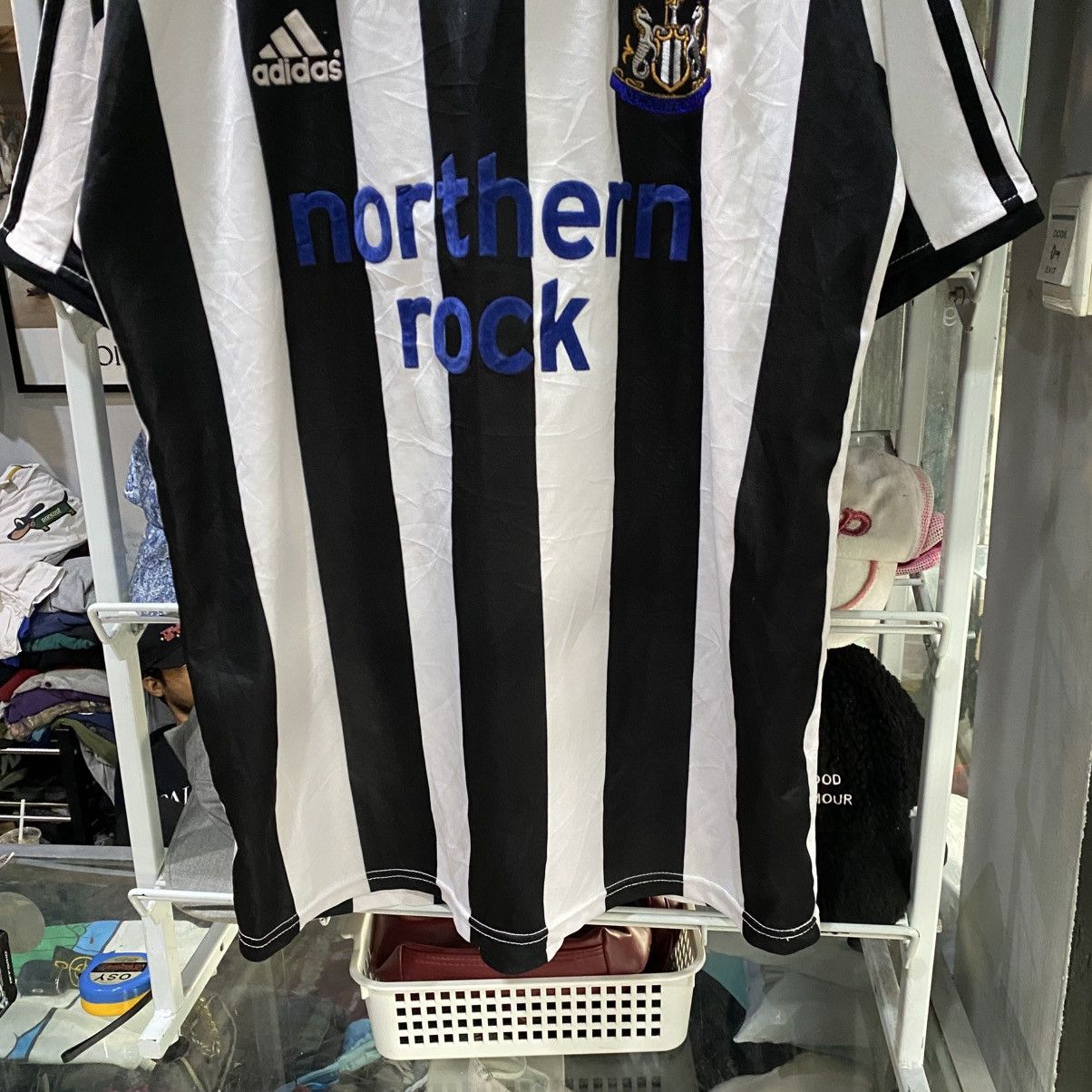 Adidas Vintage BOOTLEG Newcastle United FC 2003/05 Adidas Jersey Size US XL / EU 56 / 4 - 4 Thumbnail
