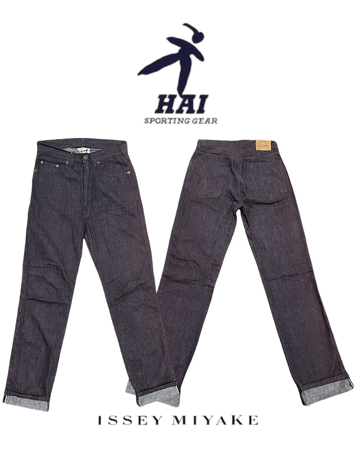 Hai Sporting Gear × Issey Miyake 80s Issey Miyake HAI Sporting Gear Scovil Button Jeans Size 28" / US 6 / IT 42 - 1 Thumbnail