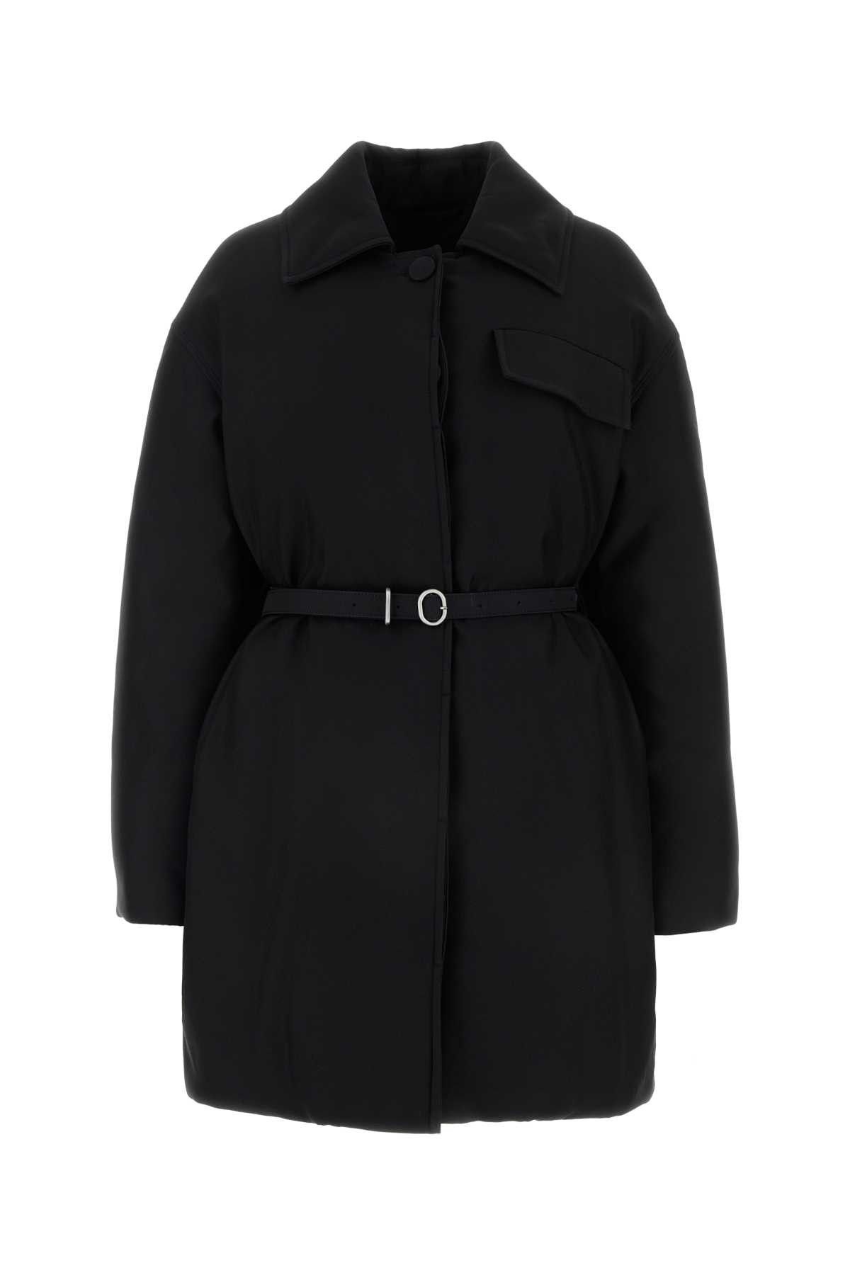 ダウンジャケット・コート Jil Sander Black Gabardine Oversize Down Jacket Jil Sander Oversize down jacket in gabardine | The Fashion
