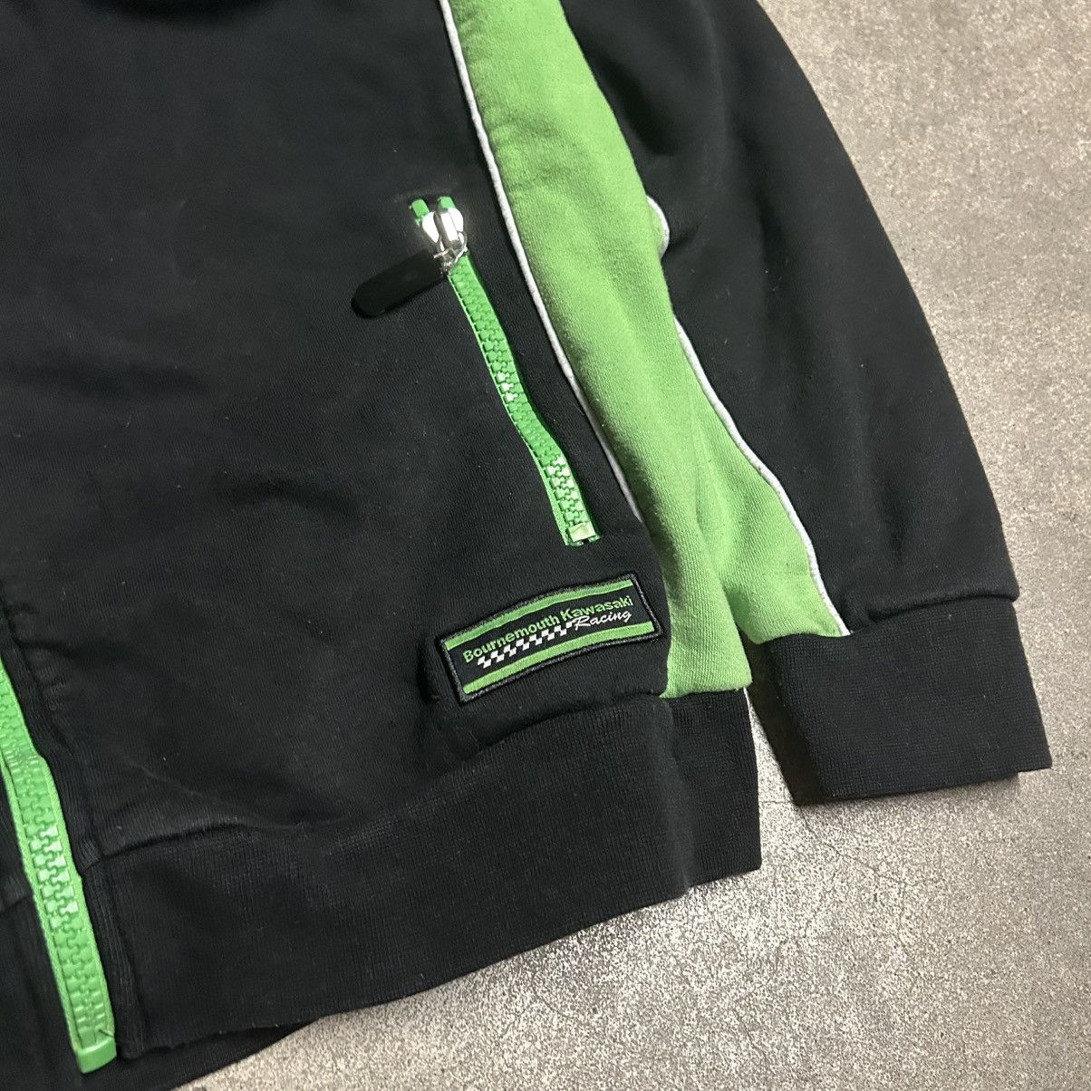 Vintage Y2K Kawasaki Racing Zip Up Hoodie Asap Rocky Style Japan Size US M / EU 48-50 / 2 - 5 Thumbnail