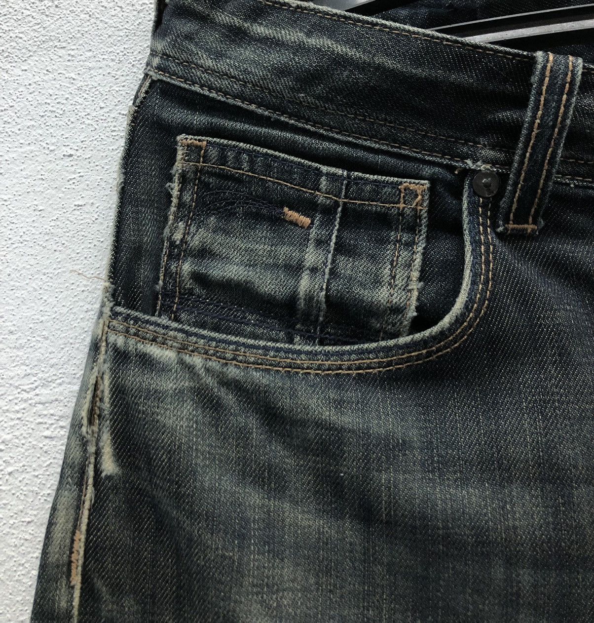 H&M H&M &BRAGG Fit Jeans – Distressed Black Wash, W31 L32 Size US 32 / EU 48 - 3 Thumbnail