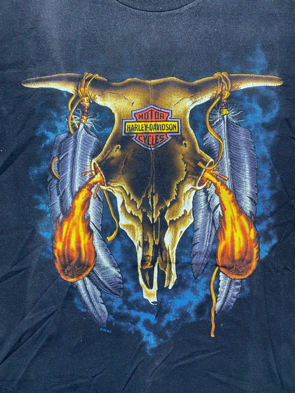 Harley Davidson VINTAGE HARLEY DAVIDSON G-DRAGON DREAMCATCHER 1991 Size US M / EU 48-50 / 2 - 7 Thumbnail