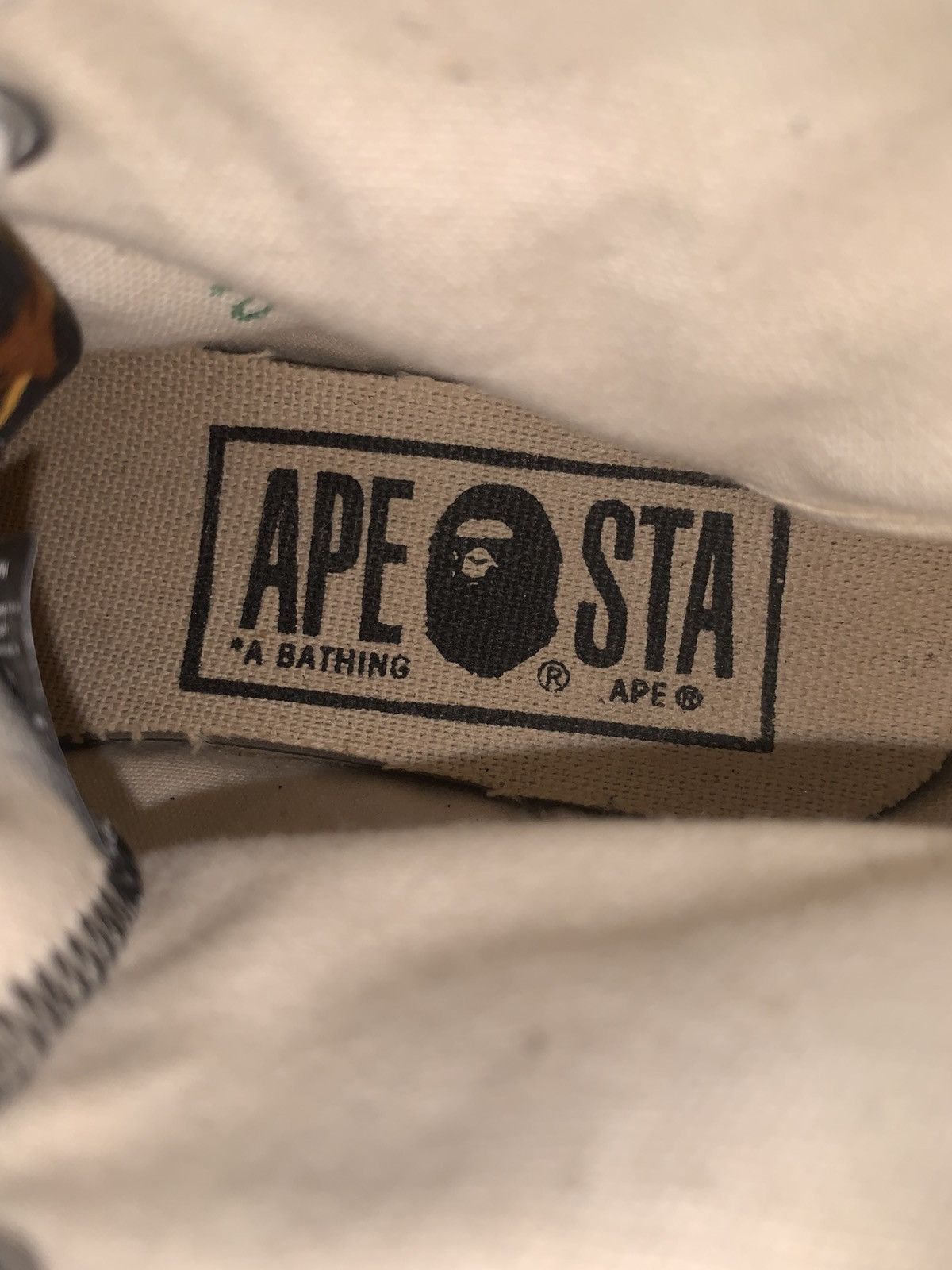 Bape A Bathing Ape / Ape Sta Hi top Sneakers Size US 7.5 / EU 40-41 - 10 Thumbnail