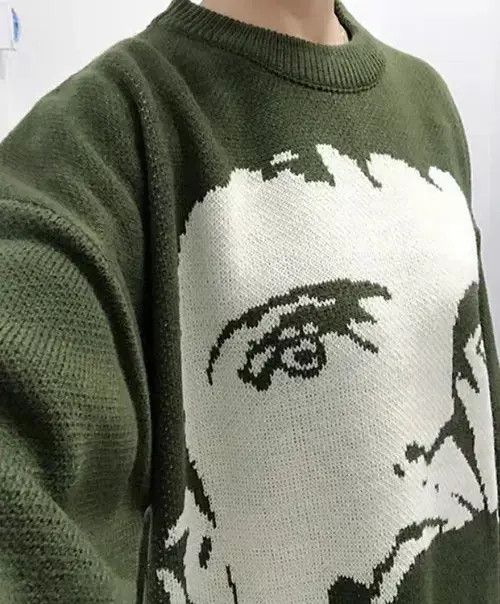 Japanese Brand BIG SALE! Ian Curtis Joy Division Knitwear Jumper Size US XL / EU 56 / 4 - 2 Thumbnail