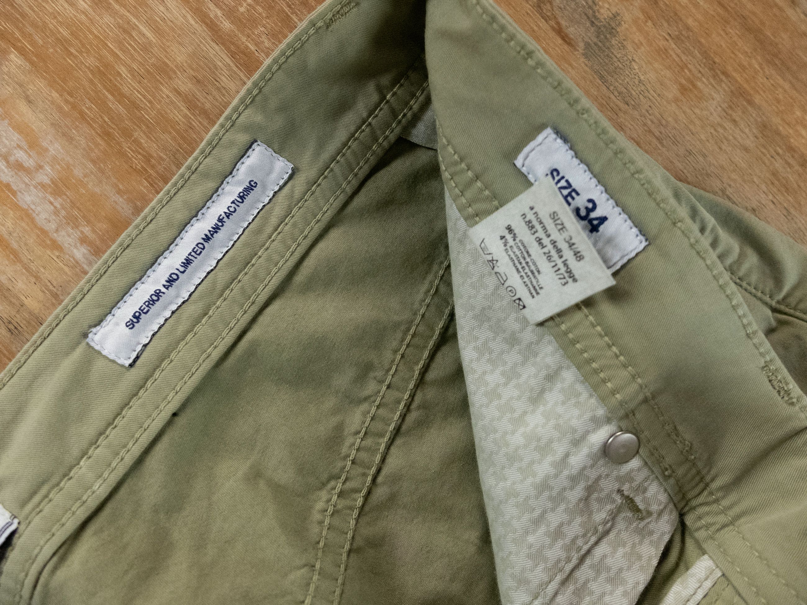 Barba Napoli BARBA Napoli green slim fit lightweight jeans Size 34 / 50 Size US 34 / EU 50 - 6 Thumbnail