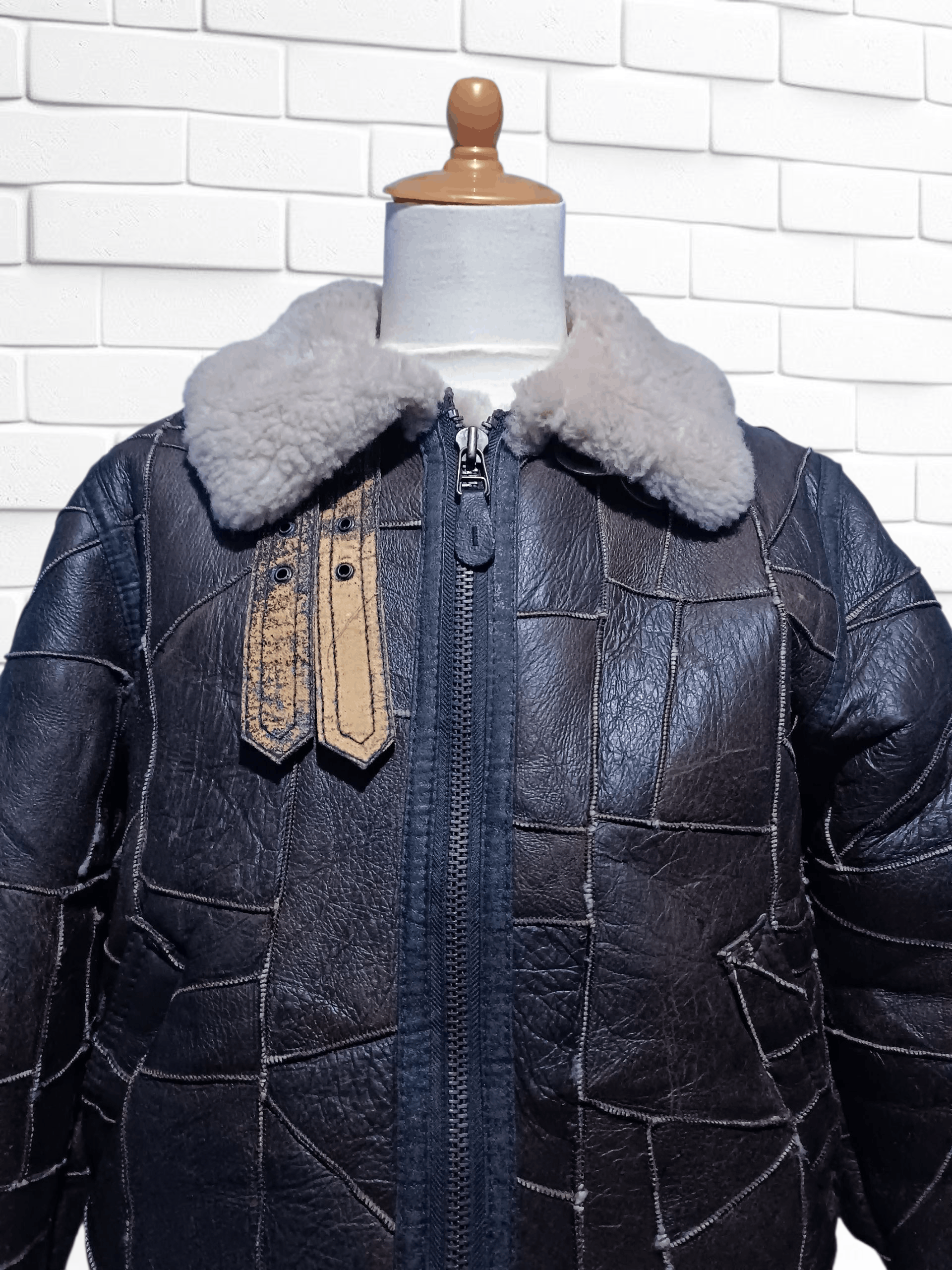Vintage Vintage Rare Crust B-3 B3 Leather Flight Jacket Military Size US M / EU 48-50 / 2 - 3 Thumbnail