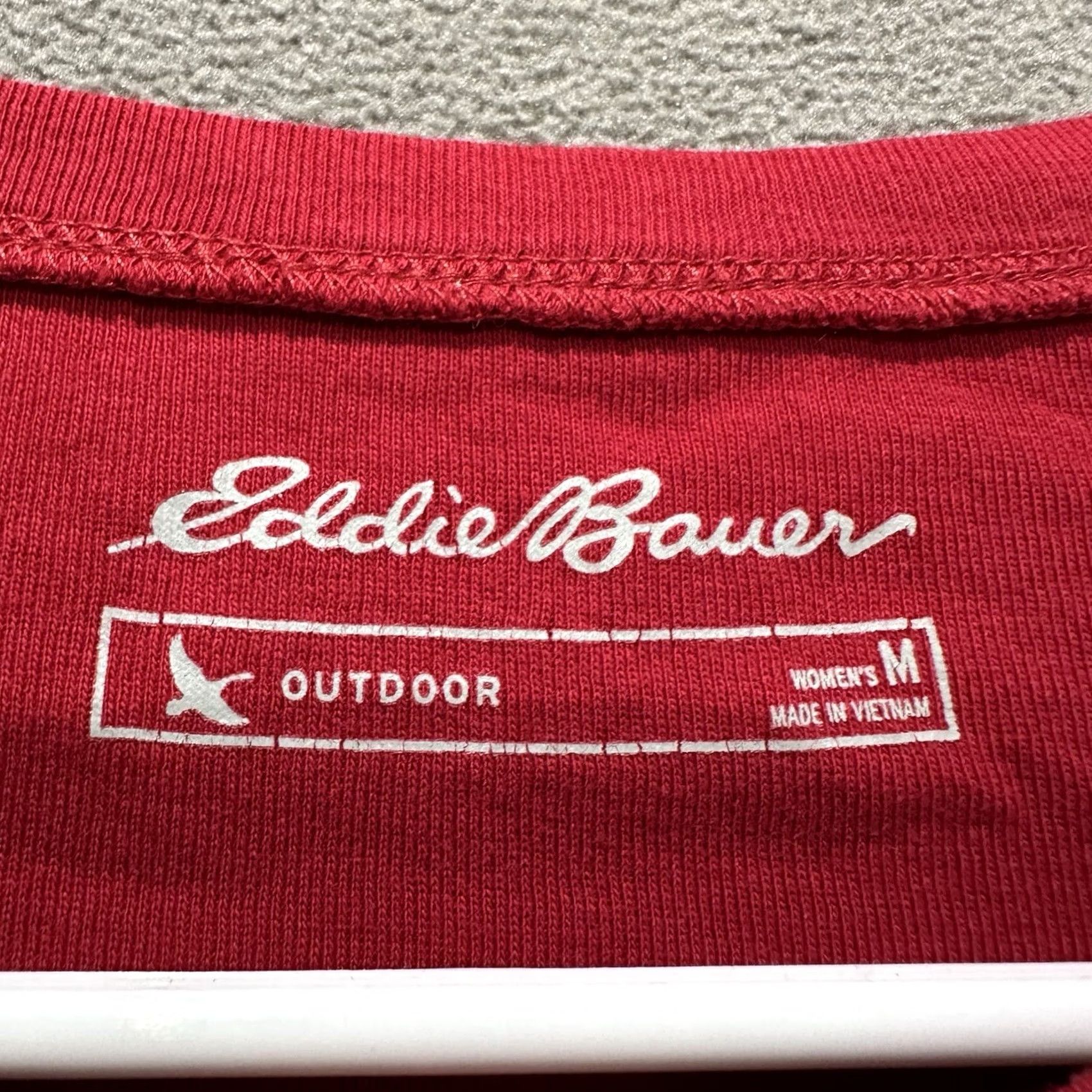 Eddie Bauer Eddie Bauer Shirt Womens M Red Long Sleeve Casual Tee Cotton Crewneck EUC Size M / US 6-8 / IT 42-44 - 4 Thumbnail