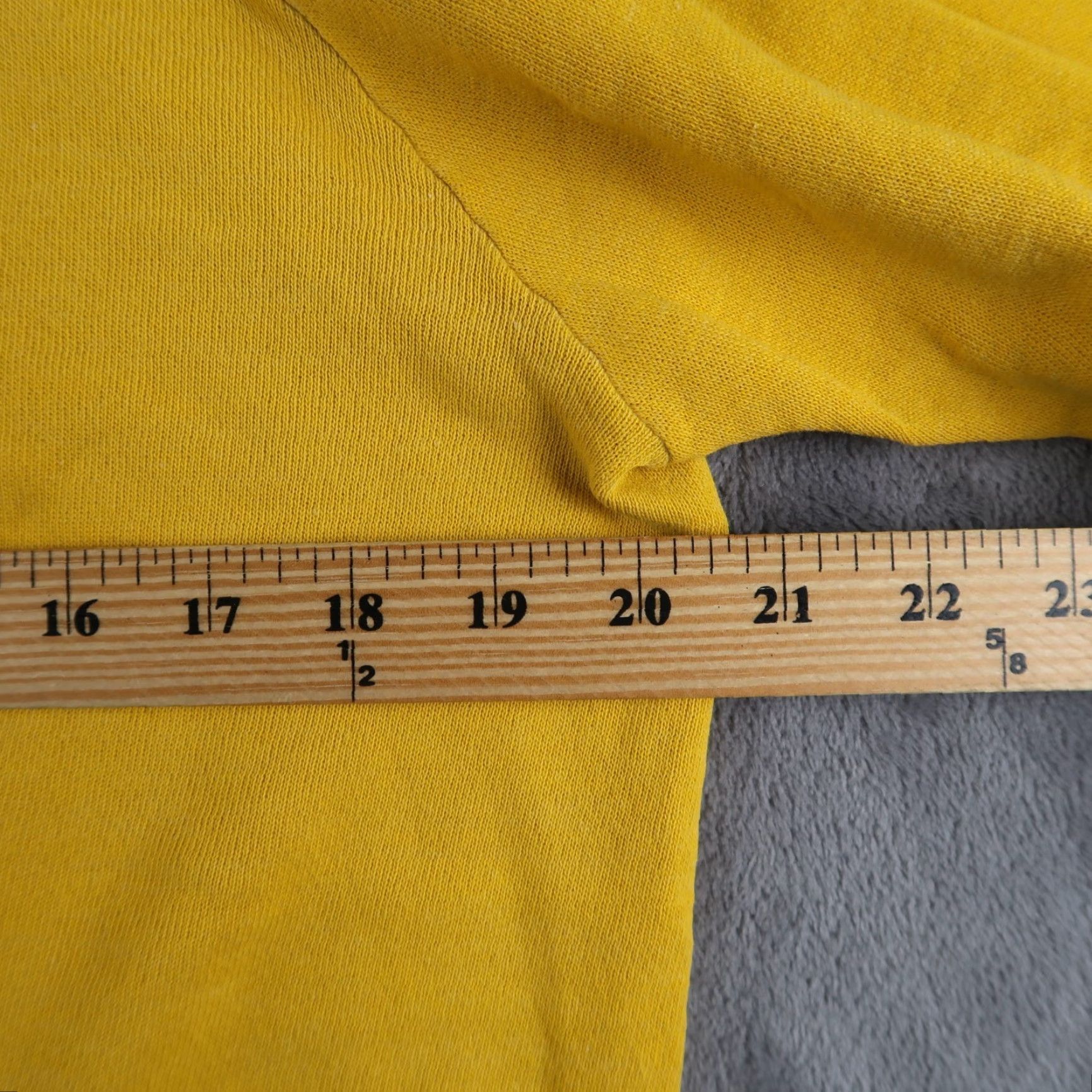 Vintage VINTAGE Yellow Bidwell Hoodie Raglan Sweatshirt Mens S/M Size US S / EU 44-46 / 1 - 6 Thumbnail