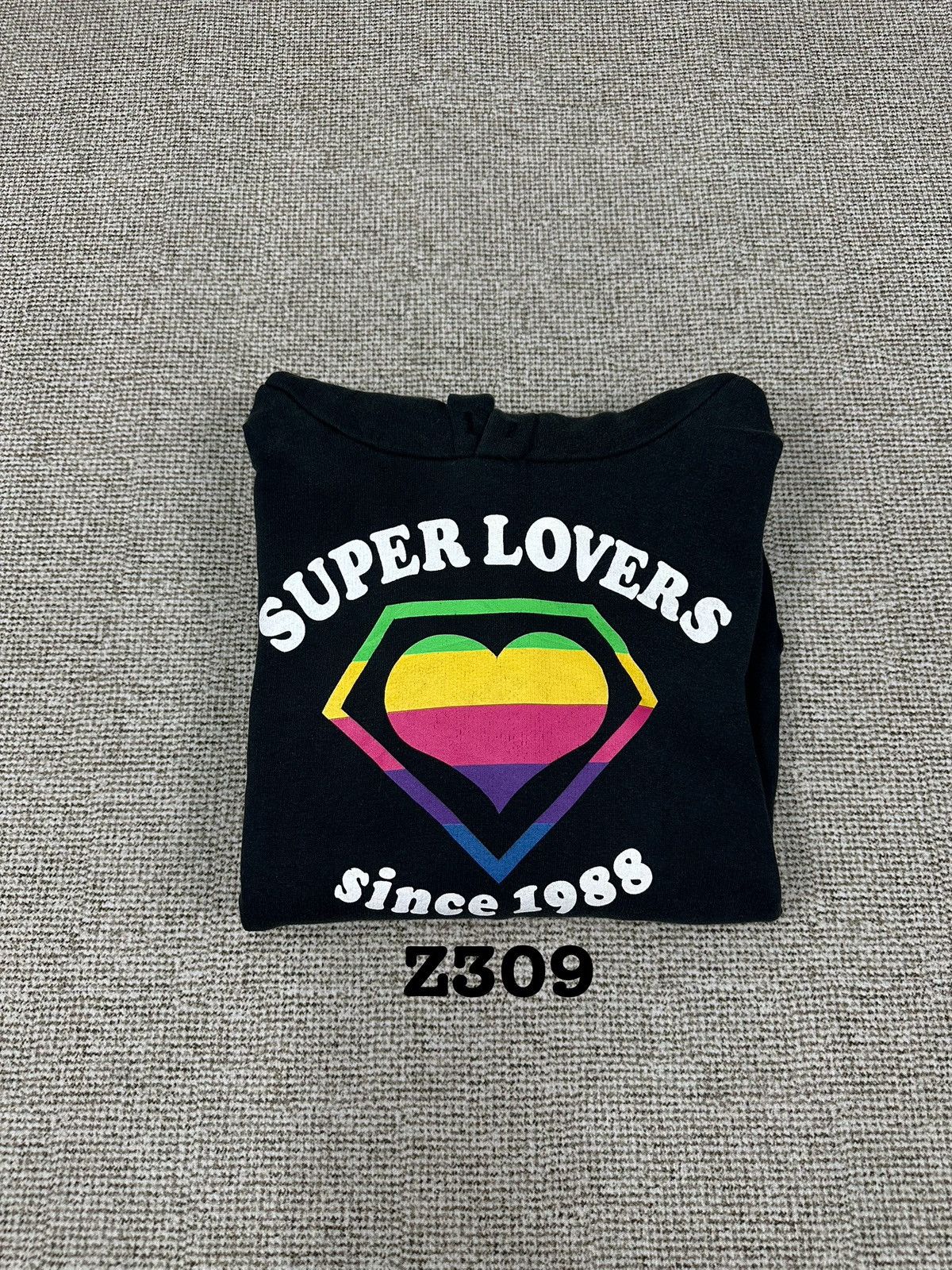Super Lovers Super Lovers Japan Faded Washed Hoodie Z309 Size US M / EU 48-50 / 2 - 11 Thumbnail