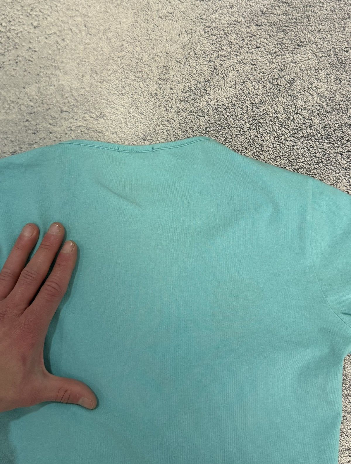 Moncler Moncler Women V Neck Top Turquoise Stretch Long Sleeve L Size L / US 10 / IT 46 - 18 Thumbnail