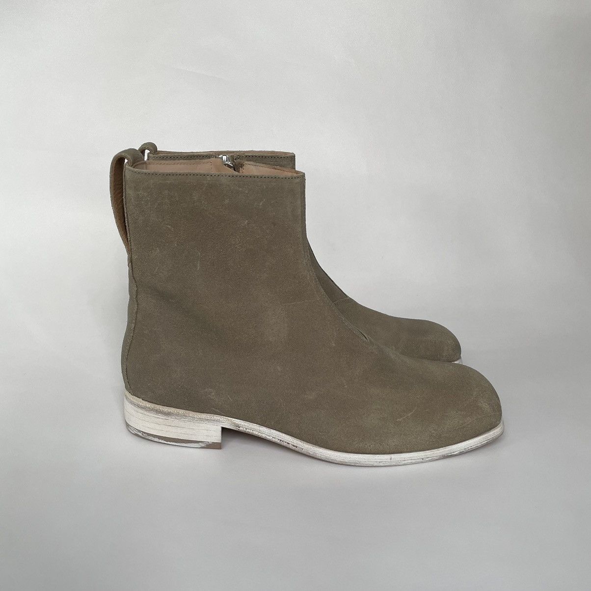 Our Legacy Waxed Suede ‘Michaelis’ Square Toe Boots Size US 9 / EU 42 - 2 Thumbnail