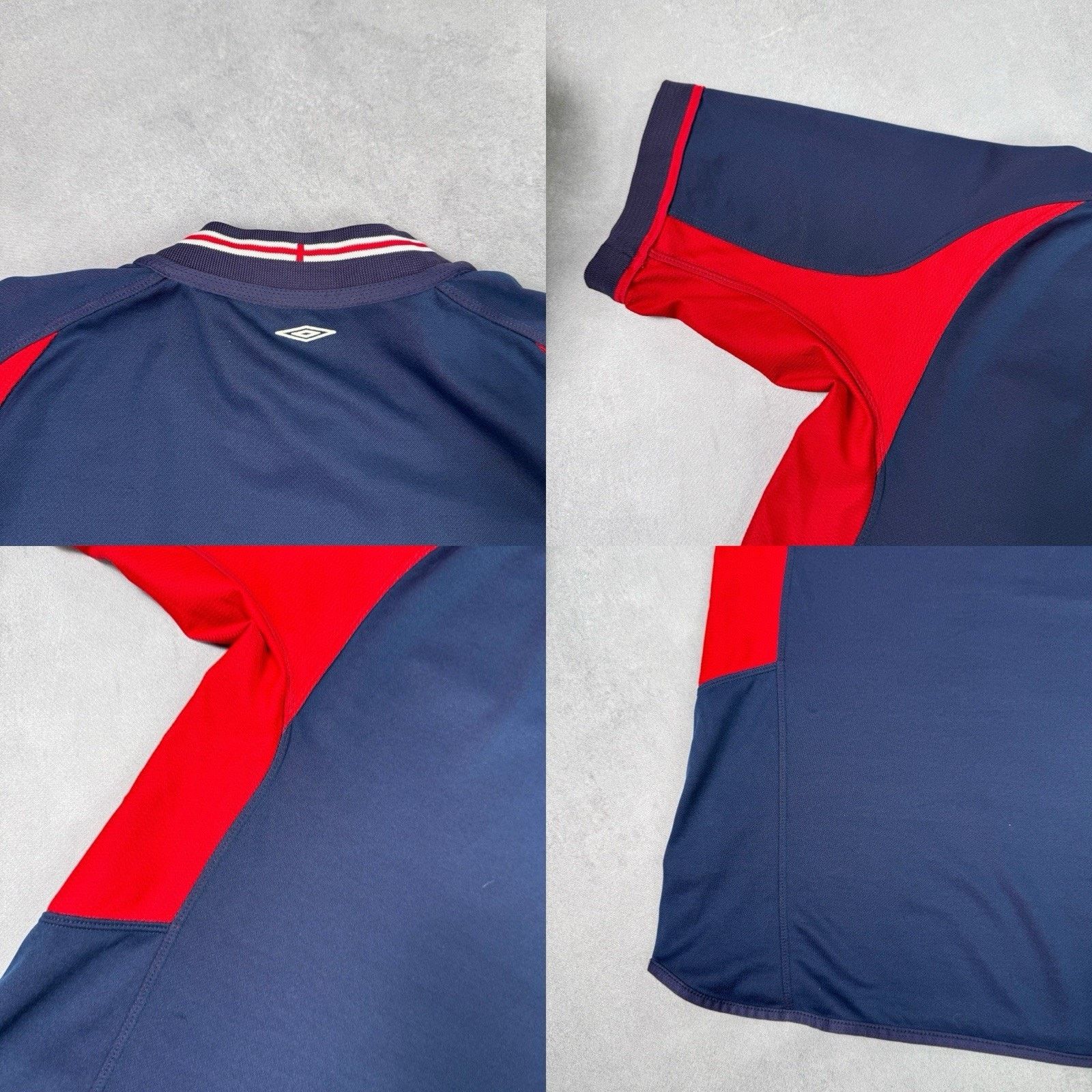 Umbro England Away football 2002 - 2004 Jersey Double Sided Umbro Size US S / EU 44-46 / 1 - 23 Thumbnail